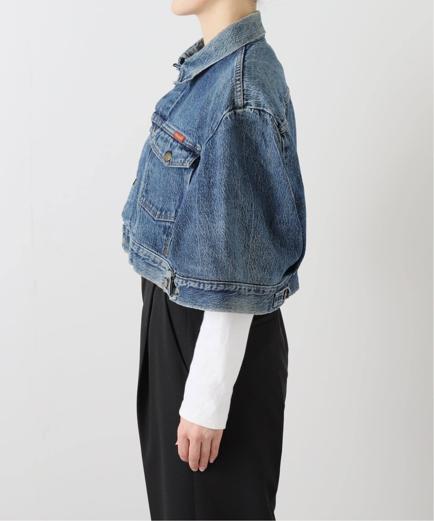 リメイクデニムケープ（その他ブルゾン／アウター）｜Bonum（ボナム