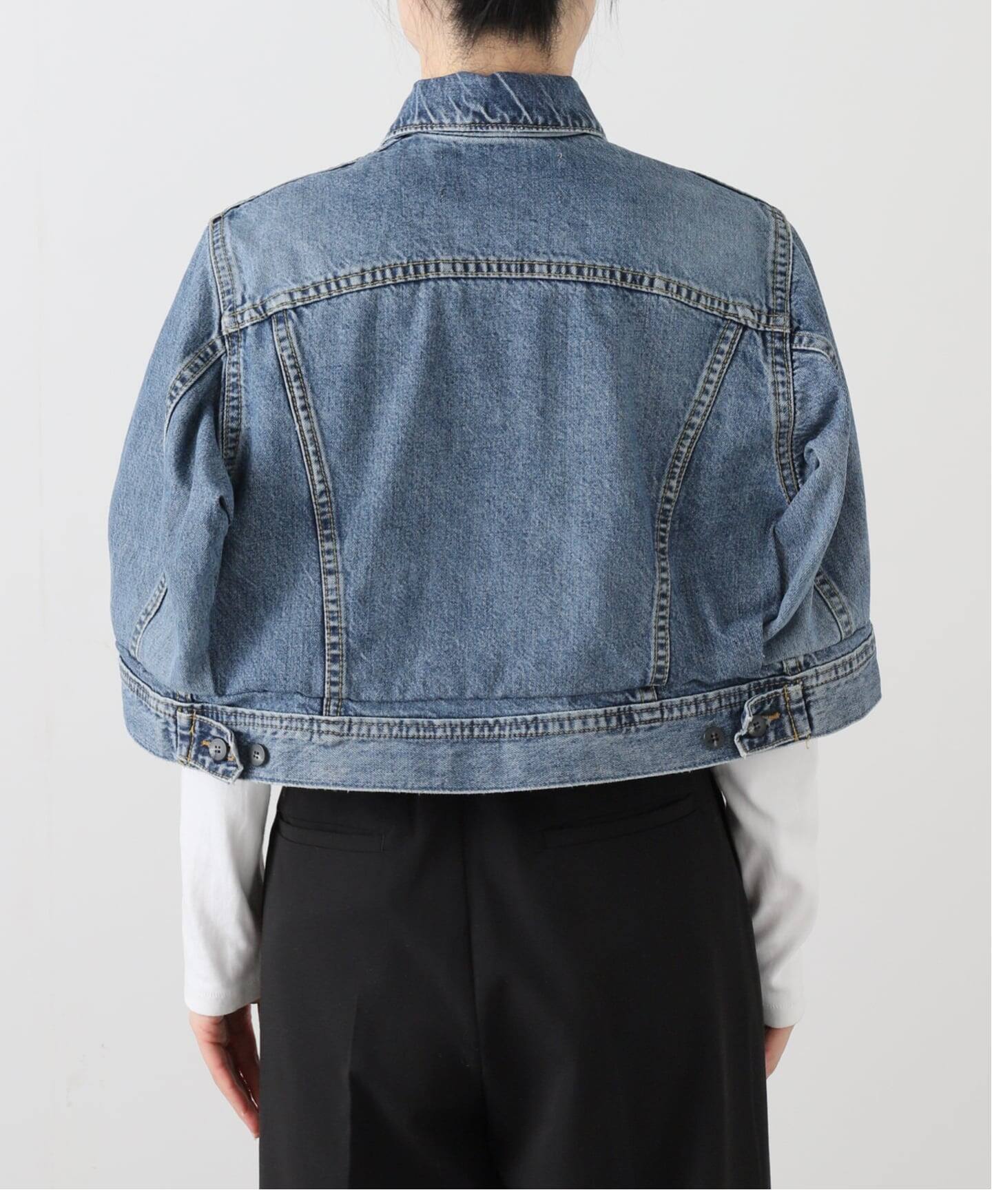 リメイクデニムケープ（その他ブルゾン／アウター）｜Bonum（ボナム