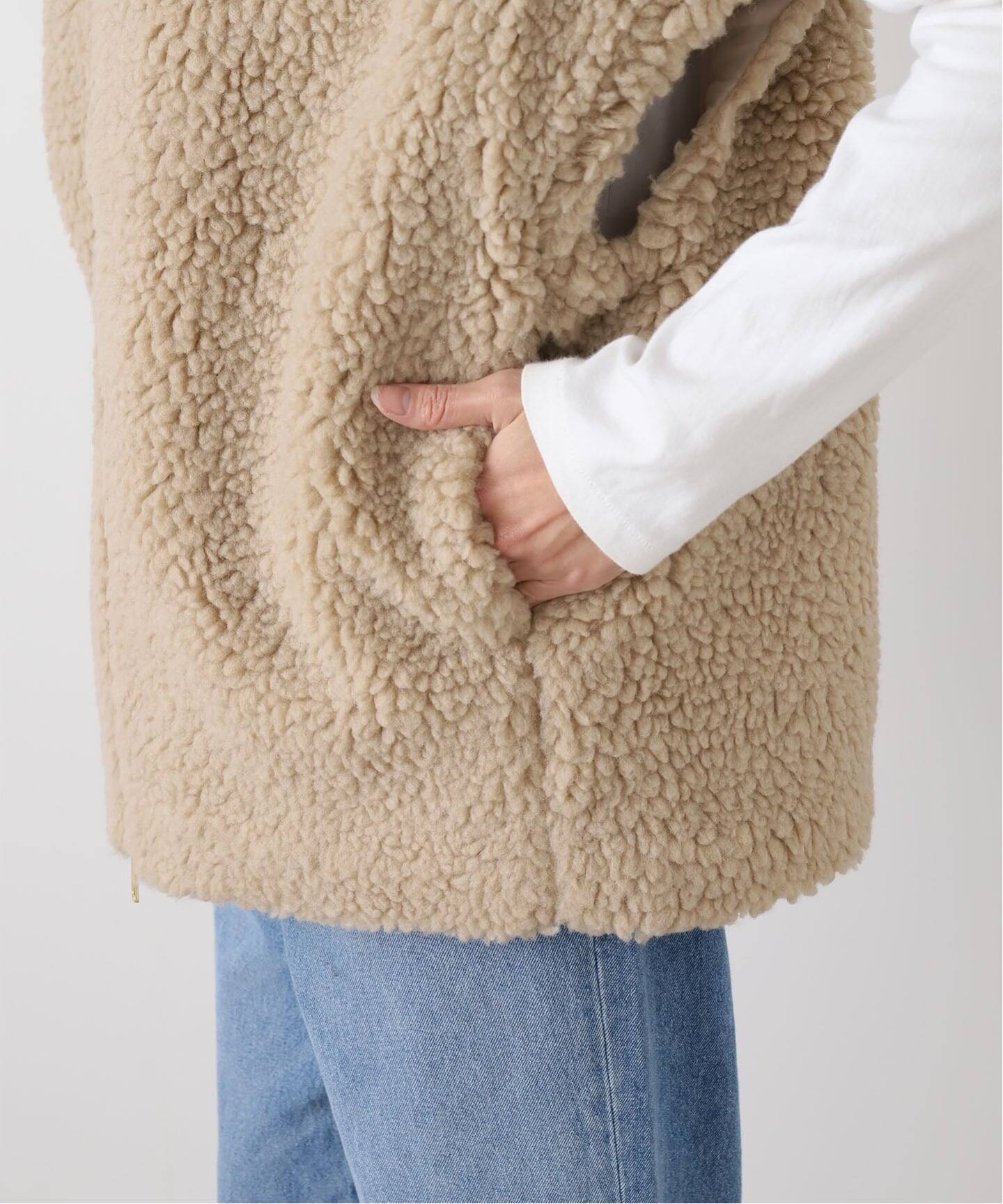 ADAWAS BOA HOODIE VEST（ボア・フリース）｜BOICE FROM BAYCREW'S