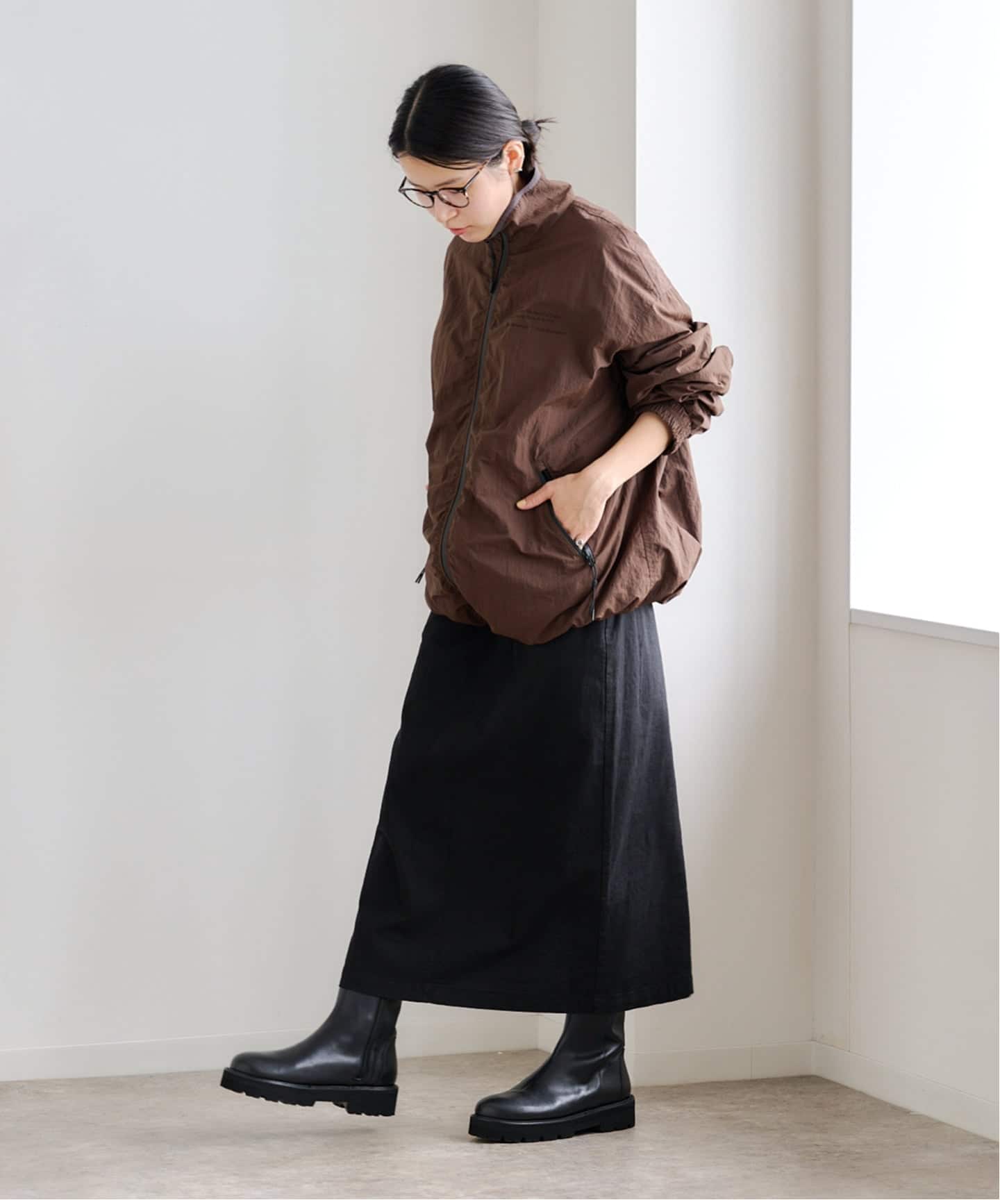 Todayful Useful Zip Blouzon チョコ　38 TODAYFUL(トゥデイフル) / Life's online store（ライフズ） / Useful