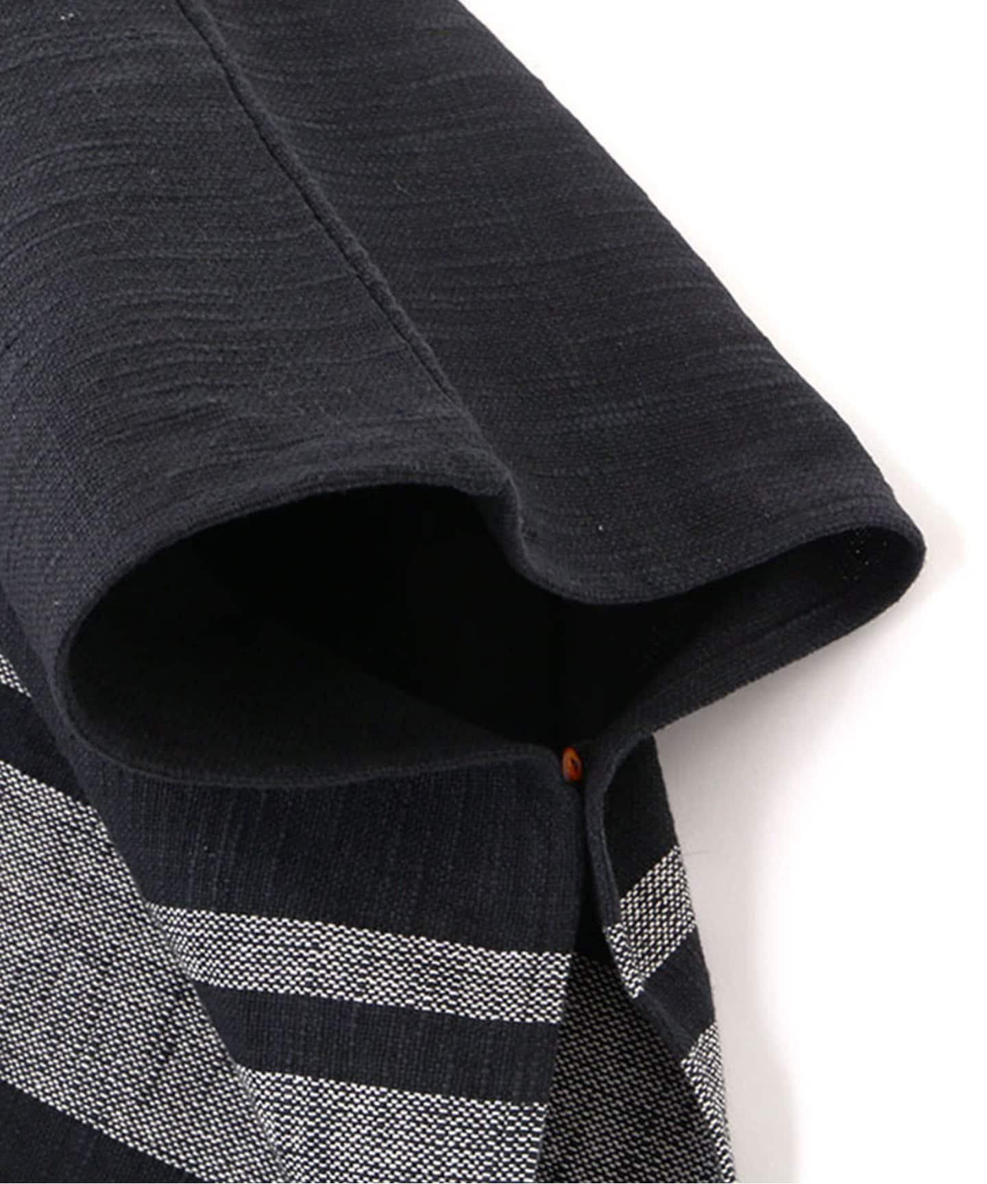 ETRE TOKYO ジャガードボーダーケープ 1225375165（ポンチョ