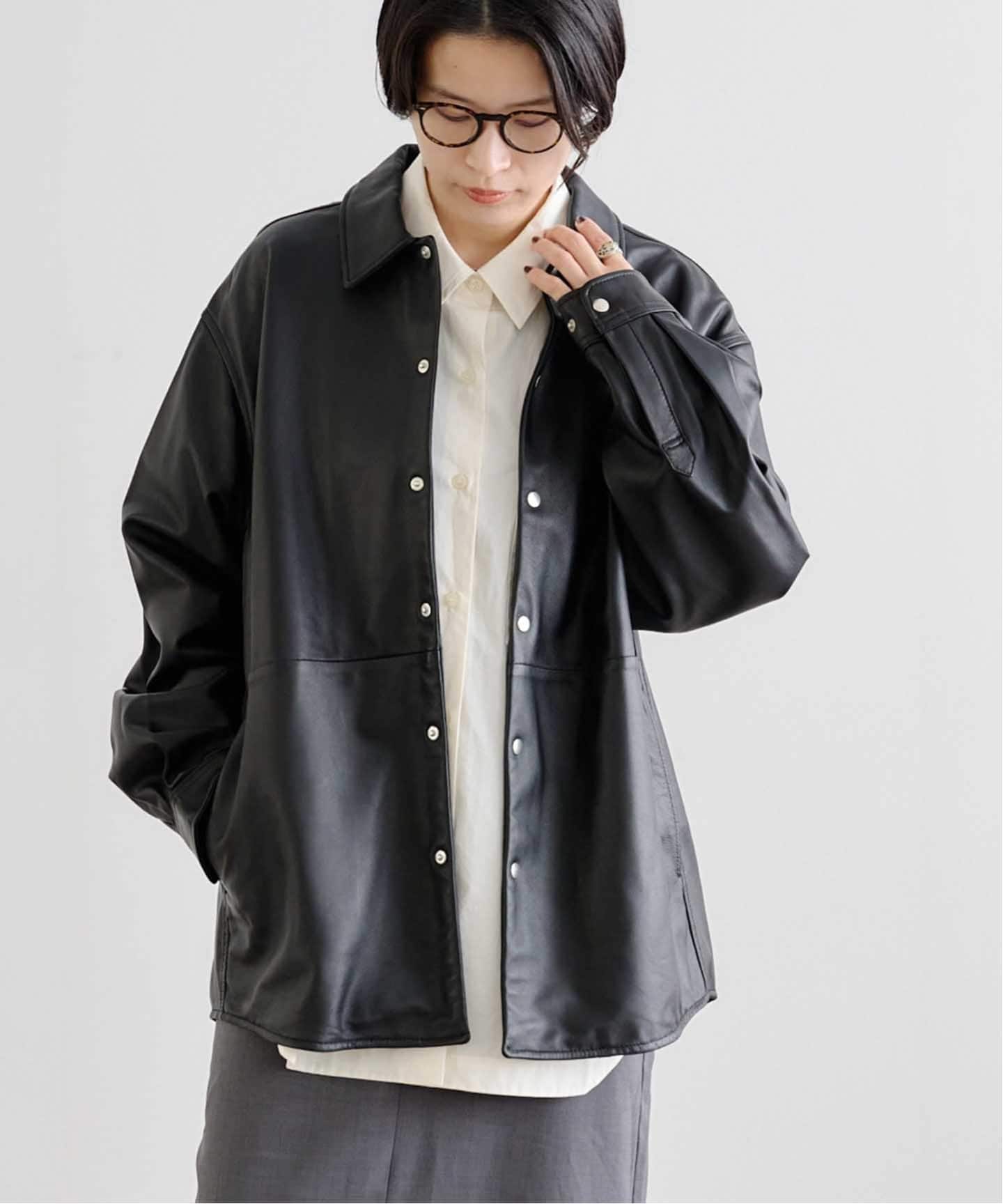 UNIVERSAL PRODUCTS LEATHER SHIRTS JACKET（レザージャケット