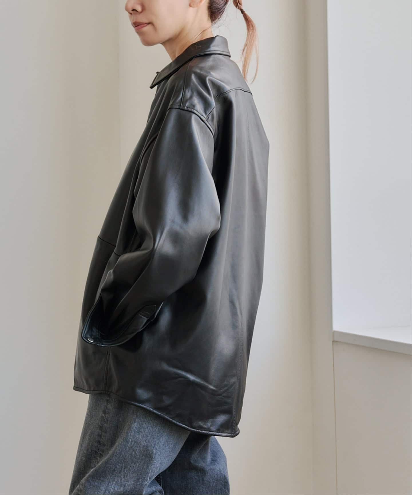 UNIVERSAL PRODUCTS LEATHER SHIRTS JACKET（レザージャケット