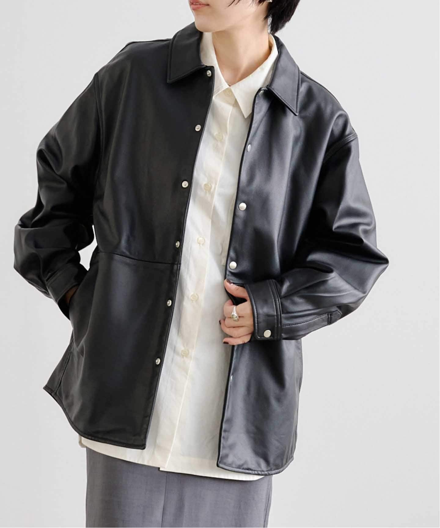 UNIVERSAL PRODUCTS LEATHER SHIRTS JACKET（レザージャケット