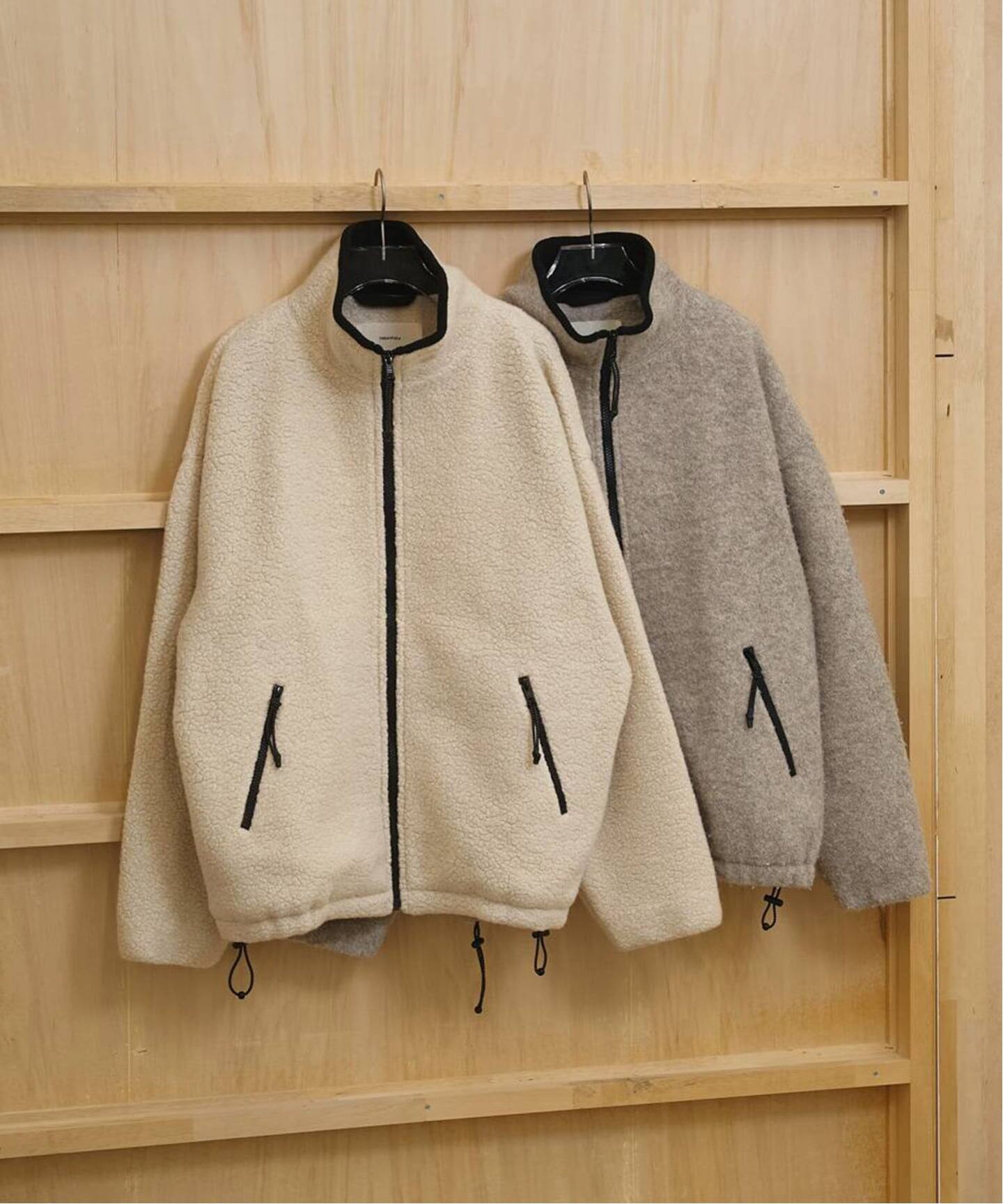 TODAYFUL Wool Boa Zip Jacket（ボア・フリース）｜BOICE FROM