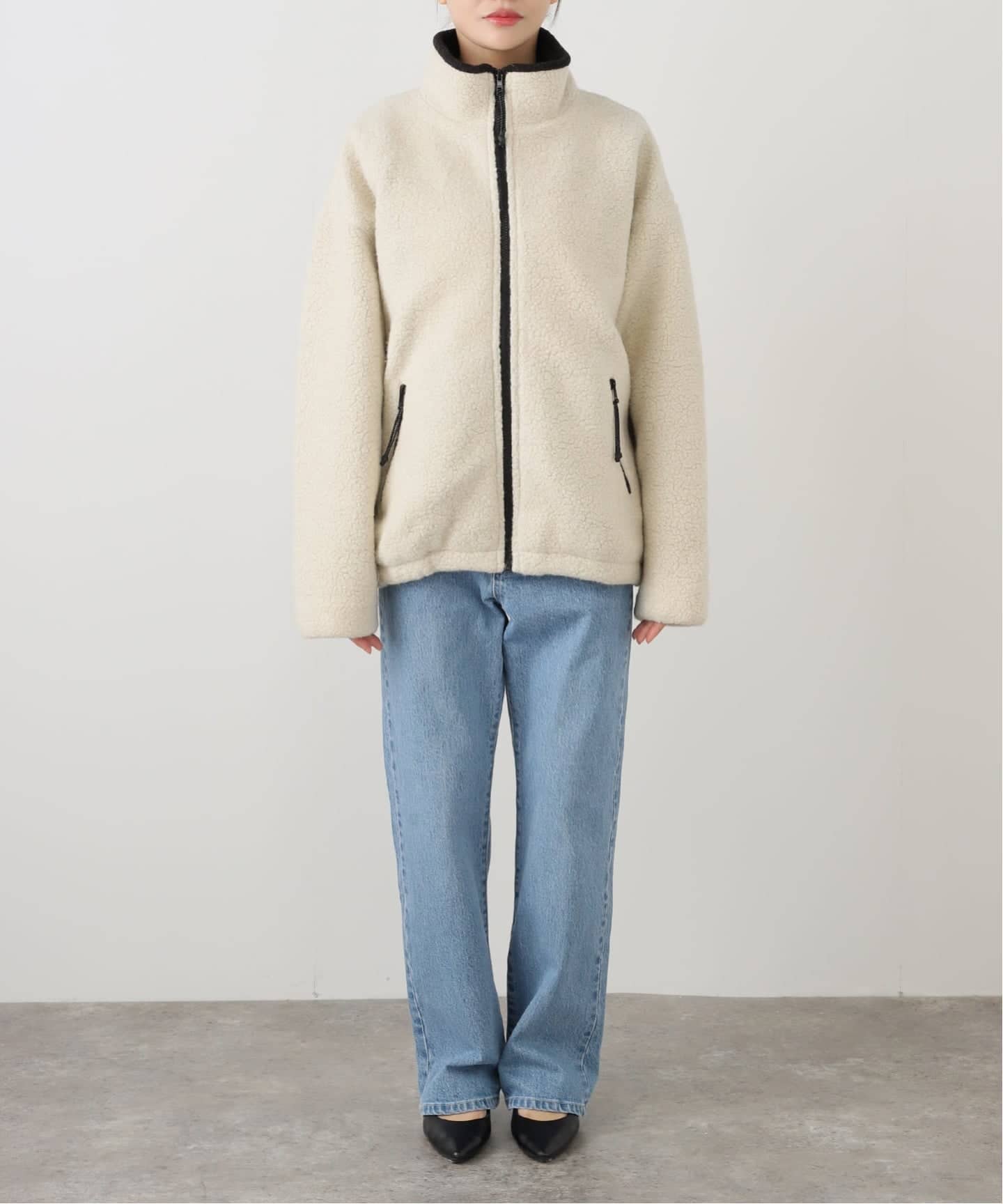 TODAYFUL Wool Boa Zip Jacket（ボア・フリース）｜BOICE FROM
