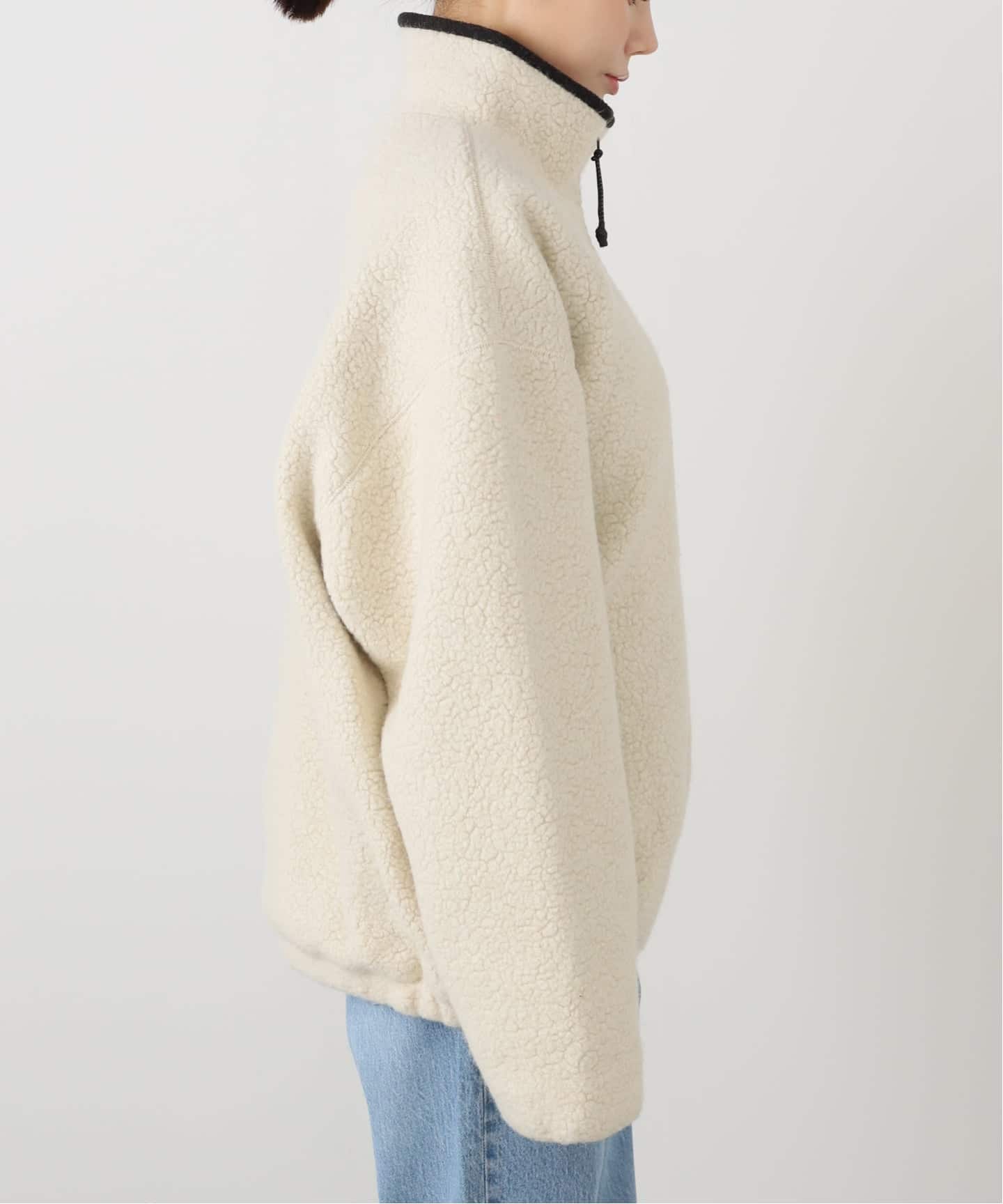 TODAYFUL Wool Boa Zip Jacket（ボア・フリース）｜BOICE FROM