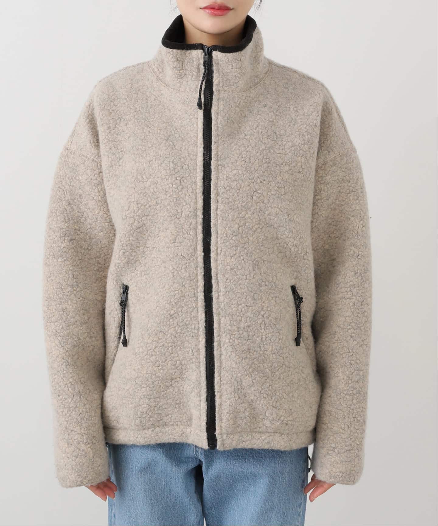 TODAYFUL Wool Boa Zip Jacket（ボア・フリース）｜BOICE FROM