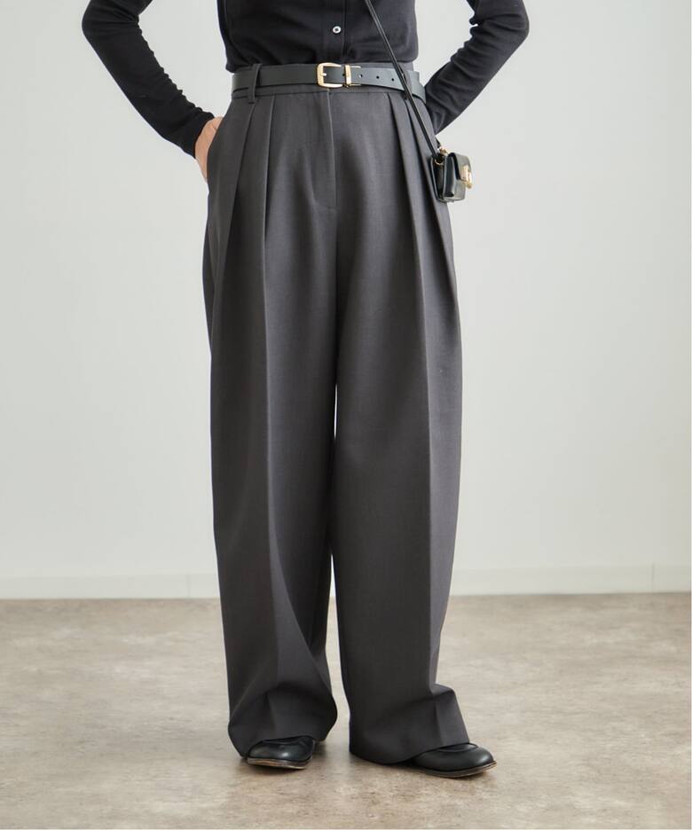 TODAYFUL Bonding Wide Trousers（スラックス）｜BOICE FROM BAYCREW