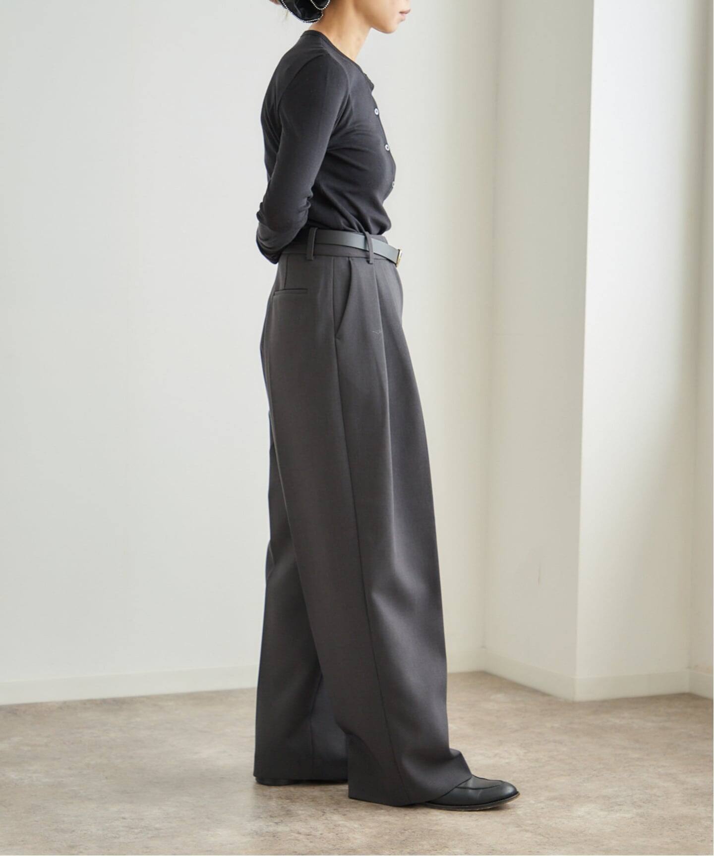 TODAYFUL Bonding Wide Trousers（スラックス）｜BOICE FROM BAYCREW'S