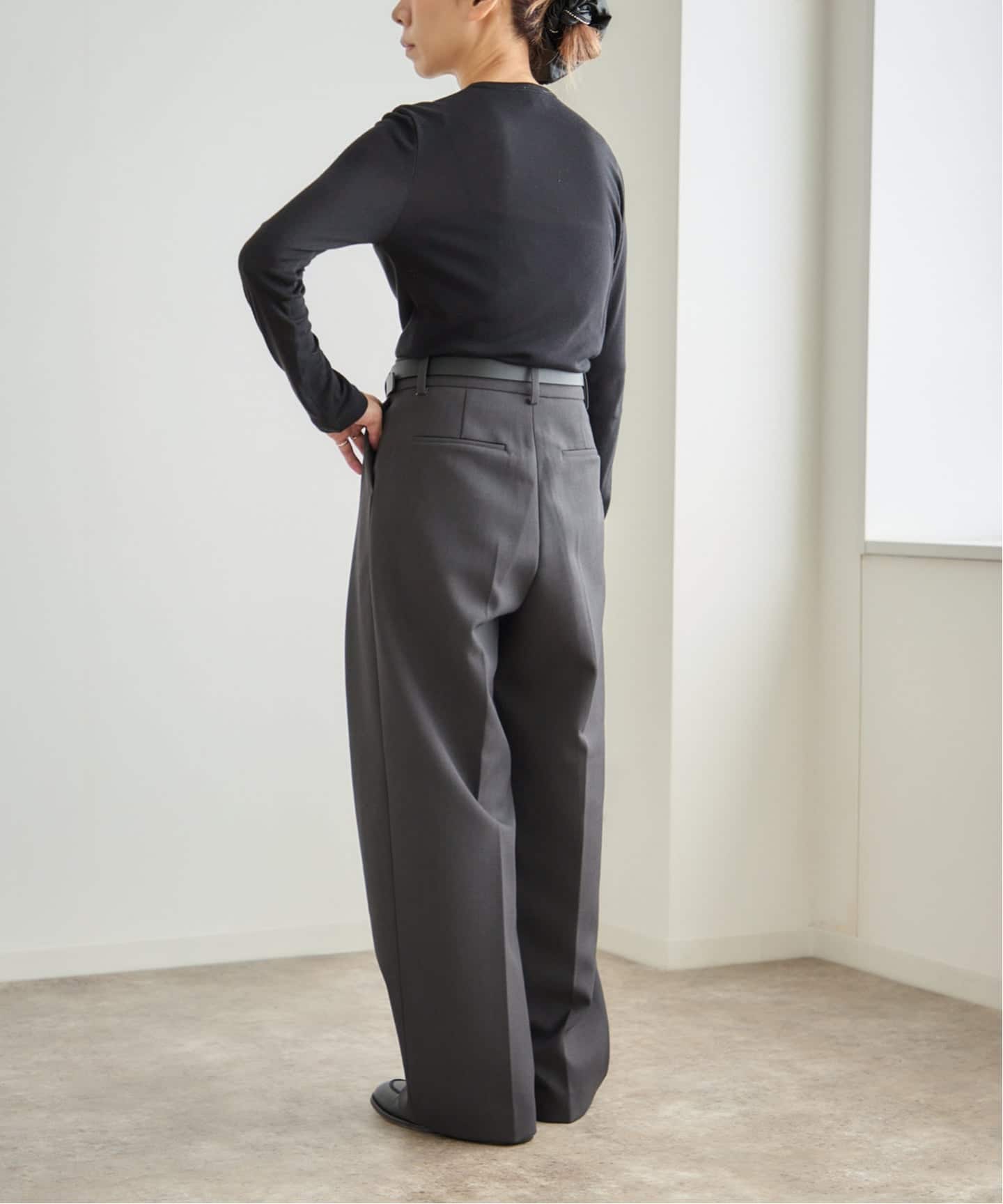 TODAYFUL Bonding Wide Trousers（スラックス）｜BOICE FROM BAYCREW'S