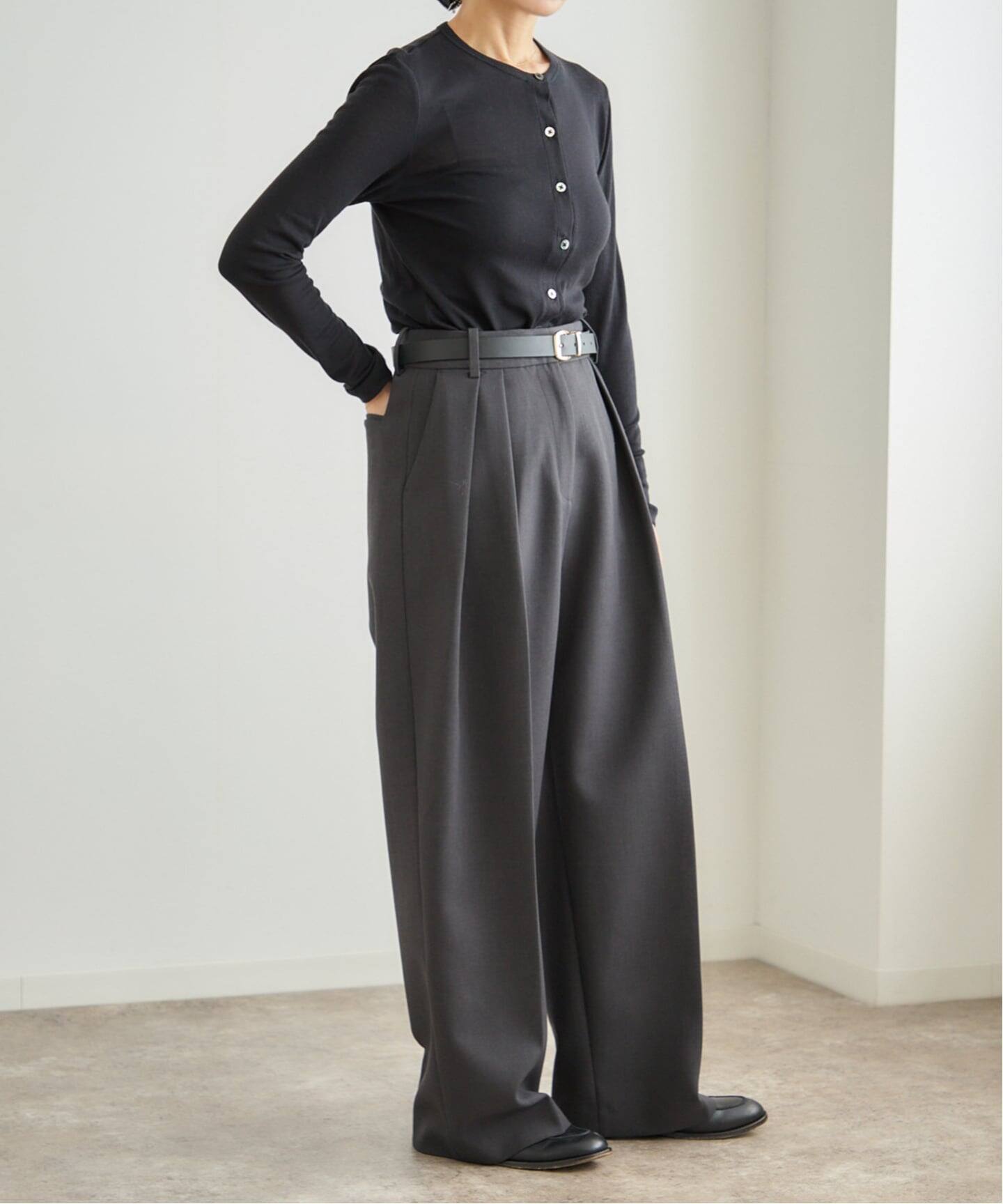TODAYFUL Bonding Wide Trousers（スラックス）｜BOICE FROM BAYCREW'S
