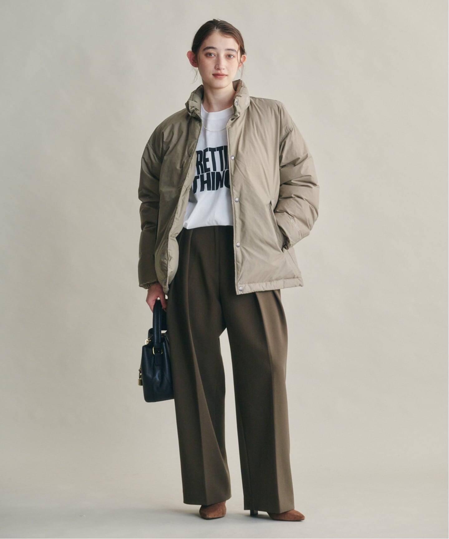 TODAYFUL Bonding Wide Trousers（スラックス）｜BOICE FROM BAYCREW'S