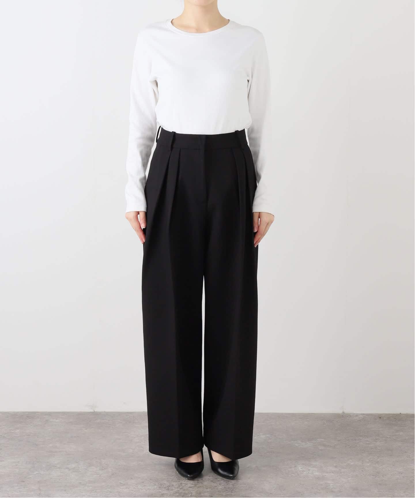 TODAYFUL Bonding Wide Trousers（スラックス）｜BOICE FROM BAYCREW'S