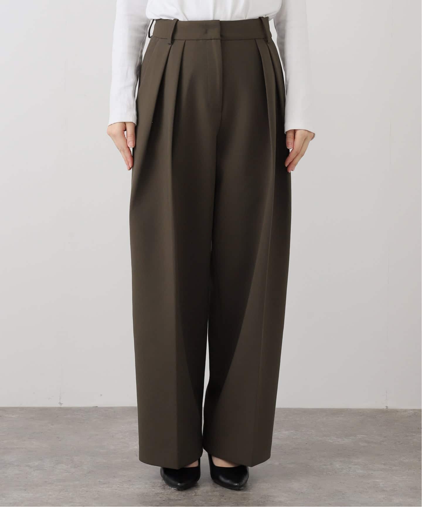 TODAYFUL Bonding Wide Trousers（スラックス）｜BOICE FROM BAYCREW'S