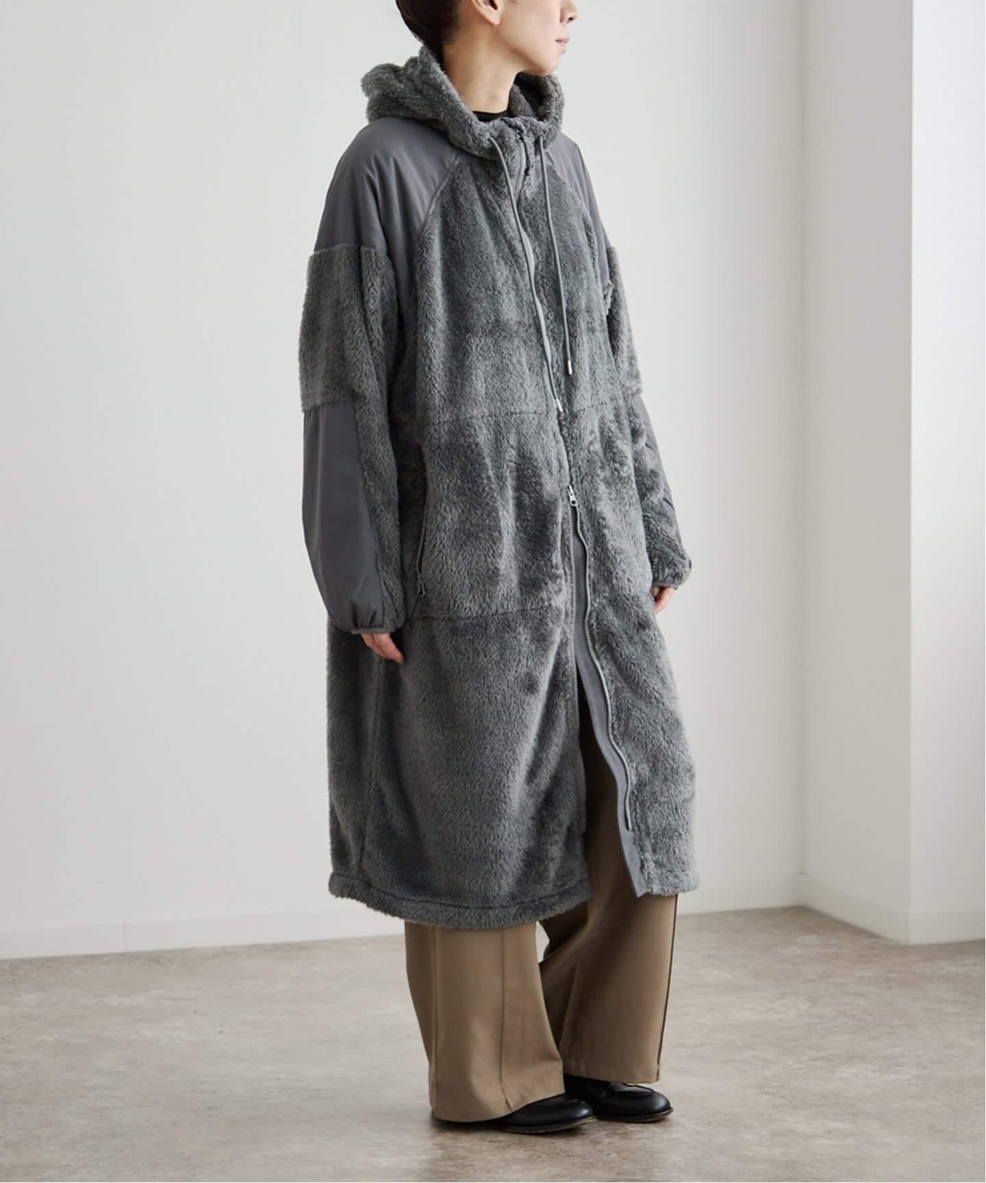 WILDTHINGS LEVEL3 SHAGGY HOODIECOAT（ボア・フリース）｜BOICE FROM