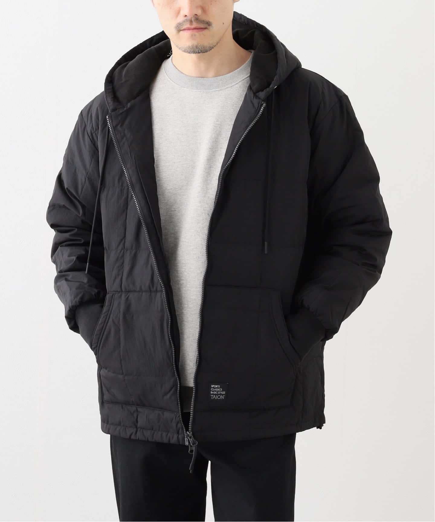 TAION SC FRONT ZIP DOWN HOODIE（ダウンジャケット）｜BOICE FROM
