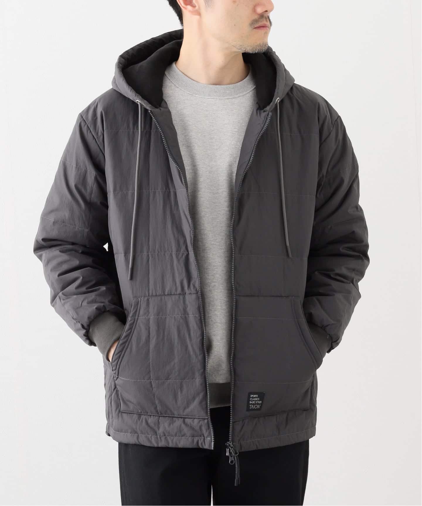 TAION SC FRONT ZIP DOWN HOODIE（ダウンジャケット）｜BOICE FROM