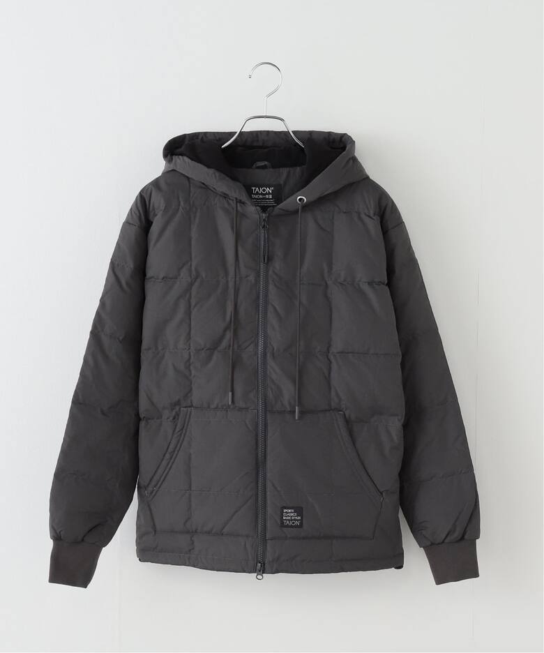 TAION SC FRONT ZIP DOWN HOODIE（ダウンジャケット）｜BOICE FROM 