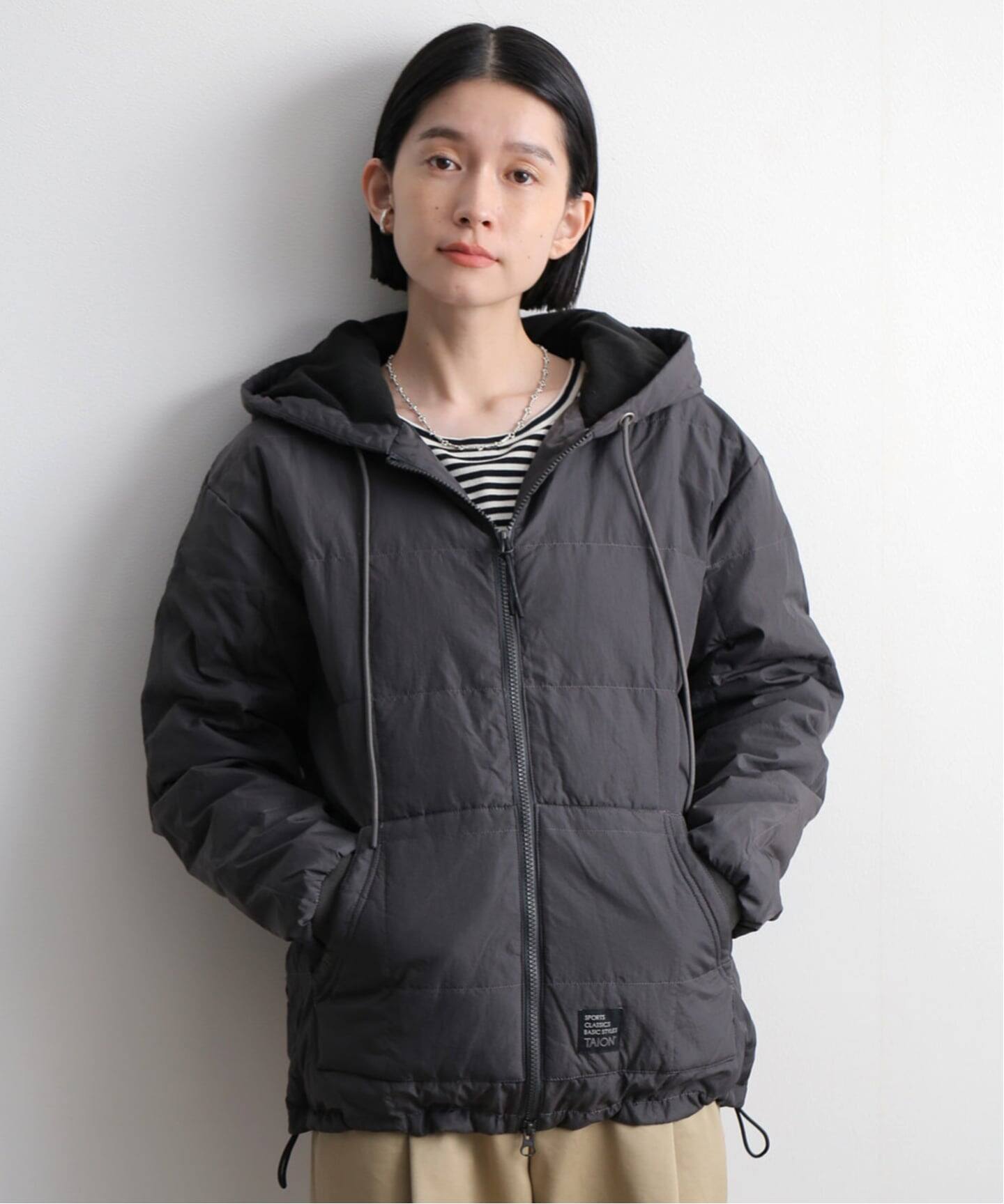 TAION SC FRONT ZIP DOWN HOODIE（ダウンジャケット）｜BOICE FROM