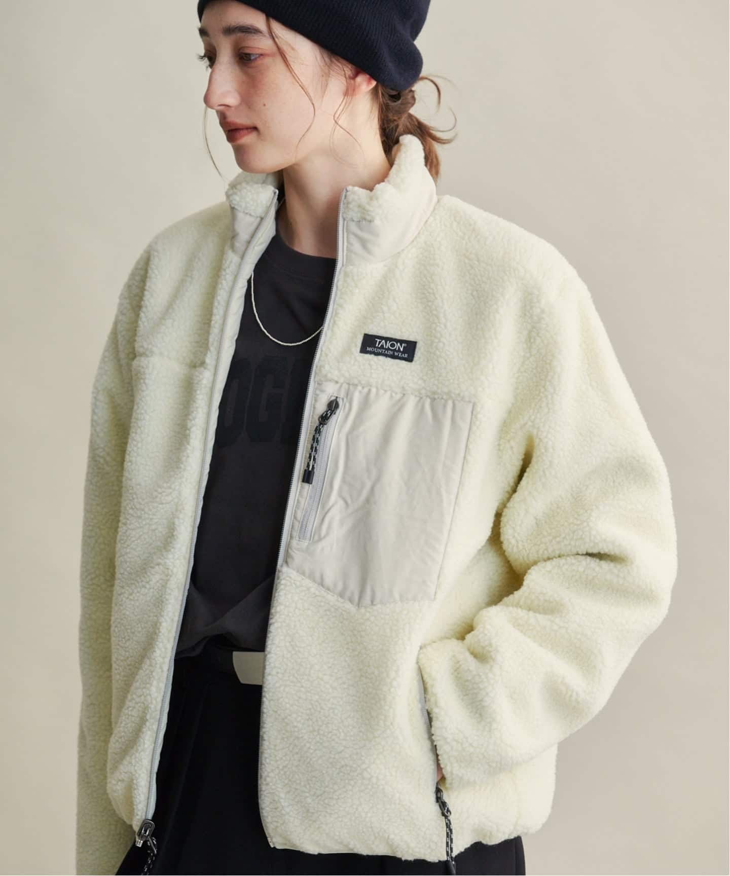 TAION MOUNTAIN R/S DOWN*BOA HI NECK DOWN JKT（ダウンジャケット
