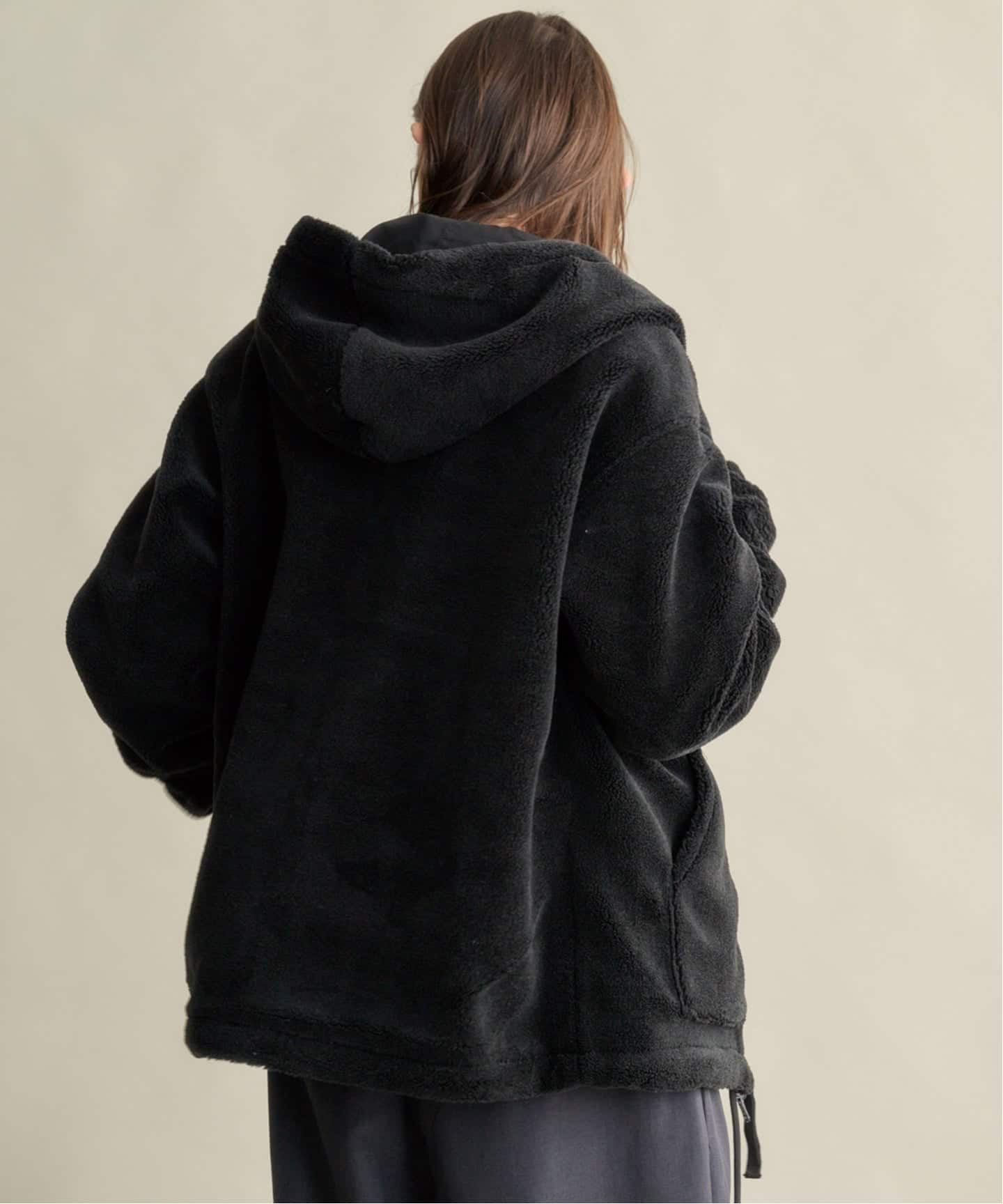 TAION NON DOWN MILITARY REVERSIBLE BOA HOODIE（ボア・フリース