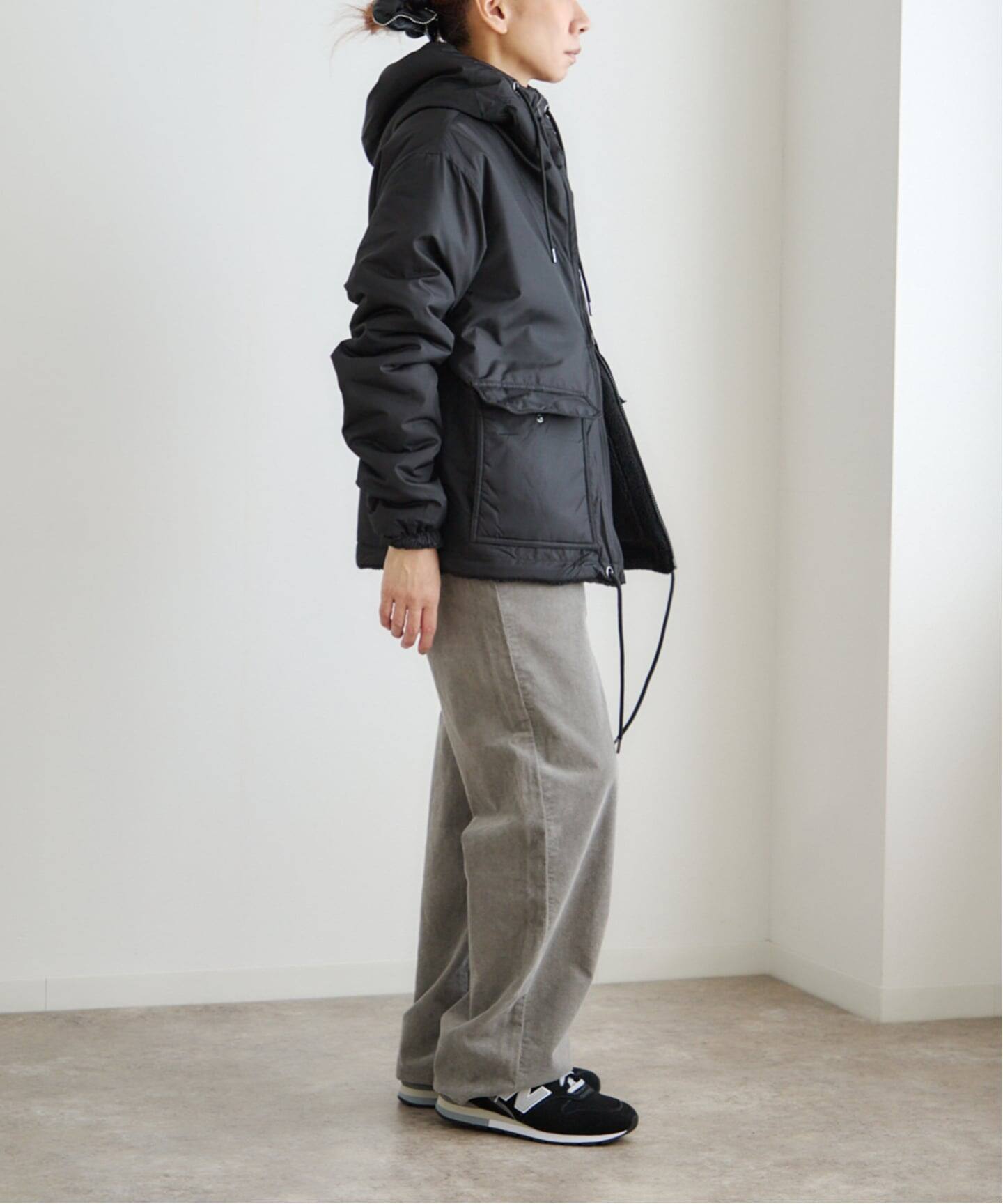 TAION NON DOWN MILITARY REVERSIBLE BOA HOODIE（ボア・フリース 