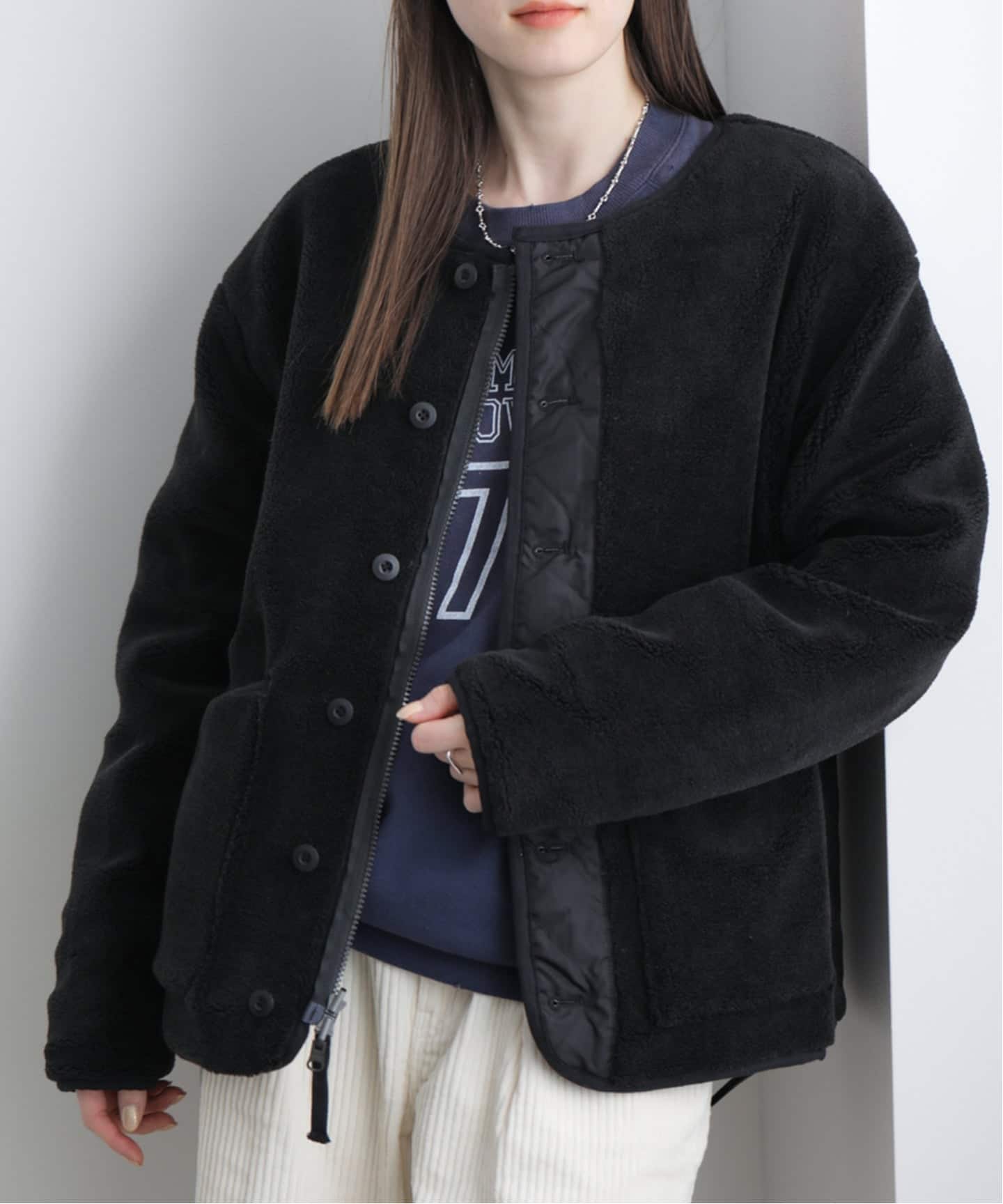 MILITARY REVERSIBLE CREW NECK DOWN JKT(ダウンジャケット MILITARY REVERSIBLE CREW NECK DOWN JKT(ダウンジャケット