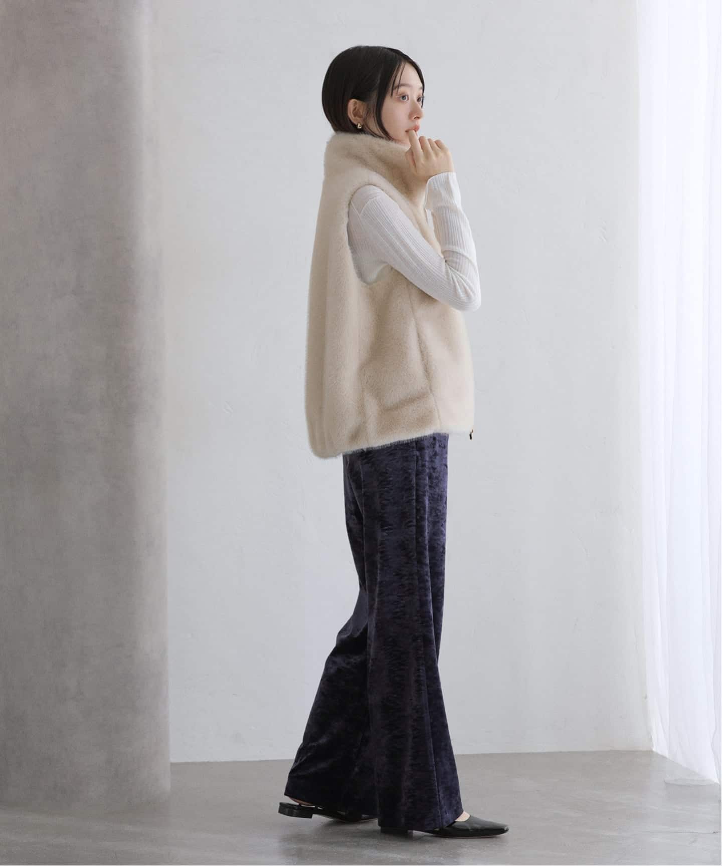 洗える】スタンドカラーファージレ（ジレ）｜La Totalite（ラ