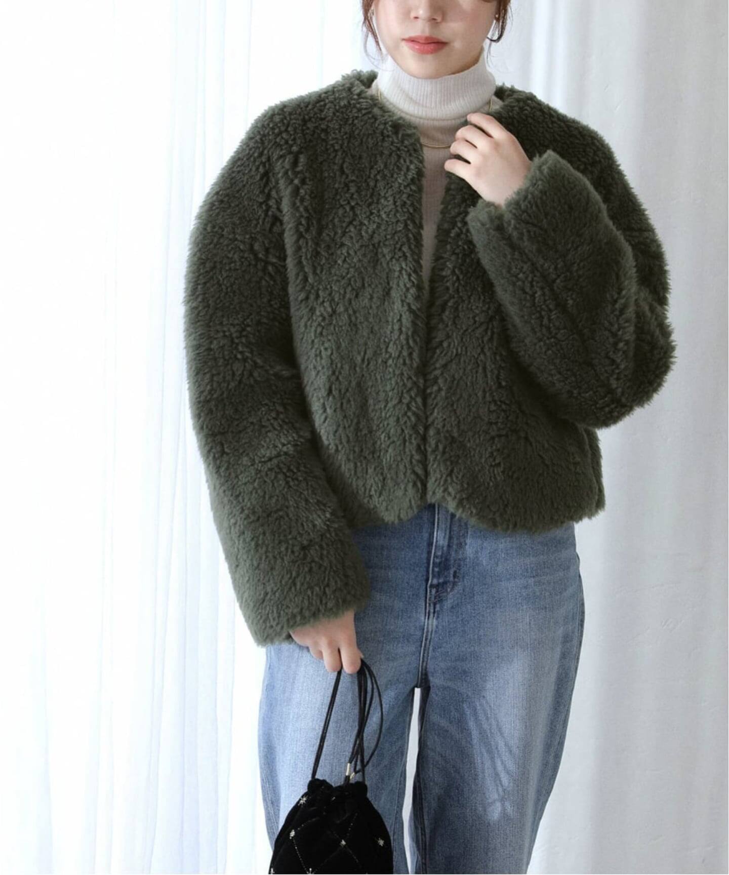 TICCA / ティッカ ウールファーショートコート（その他ブルゾン 
