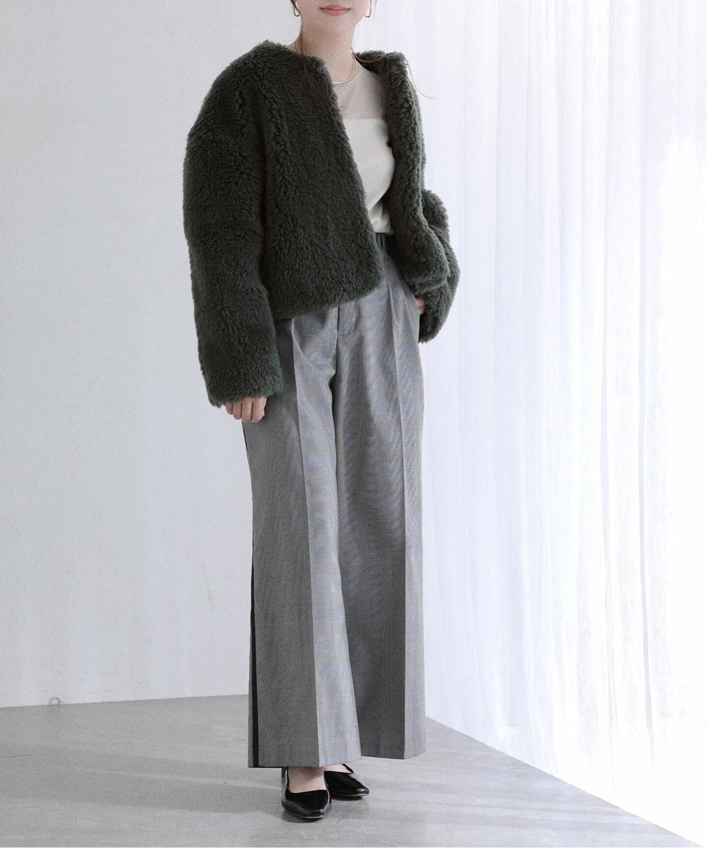 TICCA / ティッカ ウールファーショートコート（その他ブルゾン 