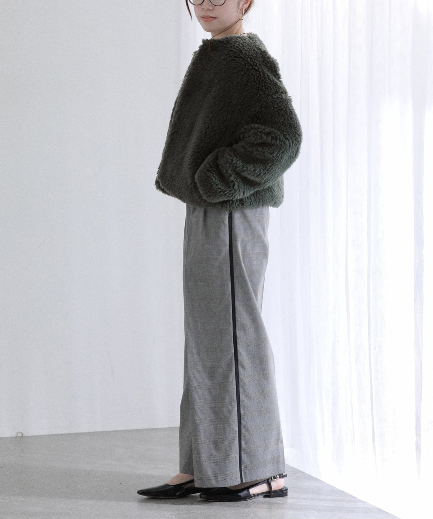 TICCA / ティッカ ウールファーショートコート（その他ブルゾン