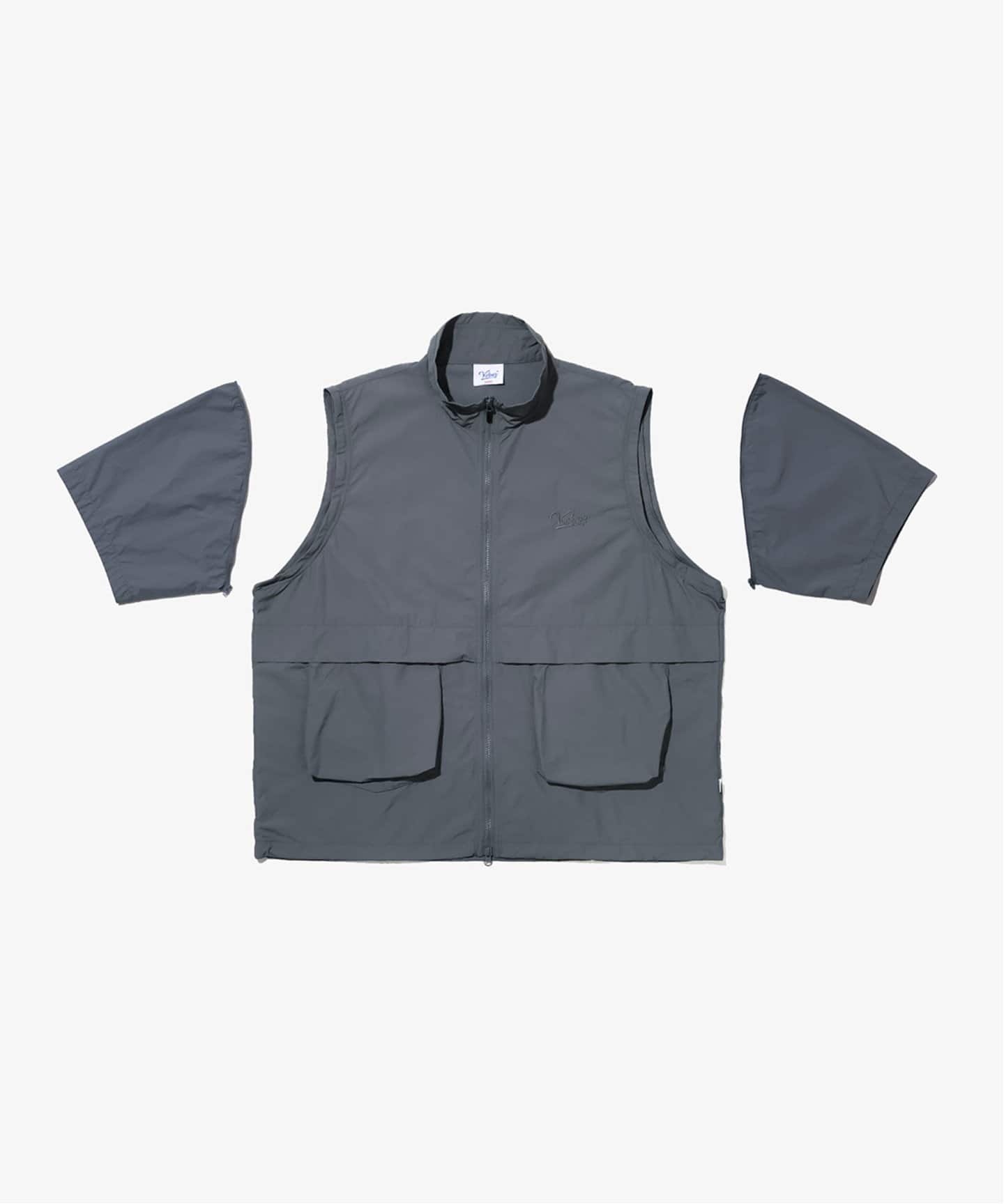 SUPPLEX CONVERTIBLE SHIRT VEST（その他トップス）｜KEBOZ（ケボズ
