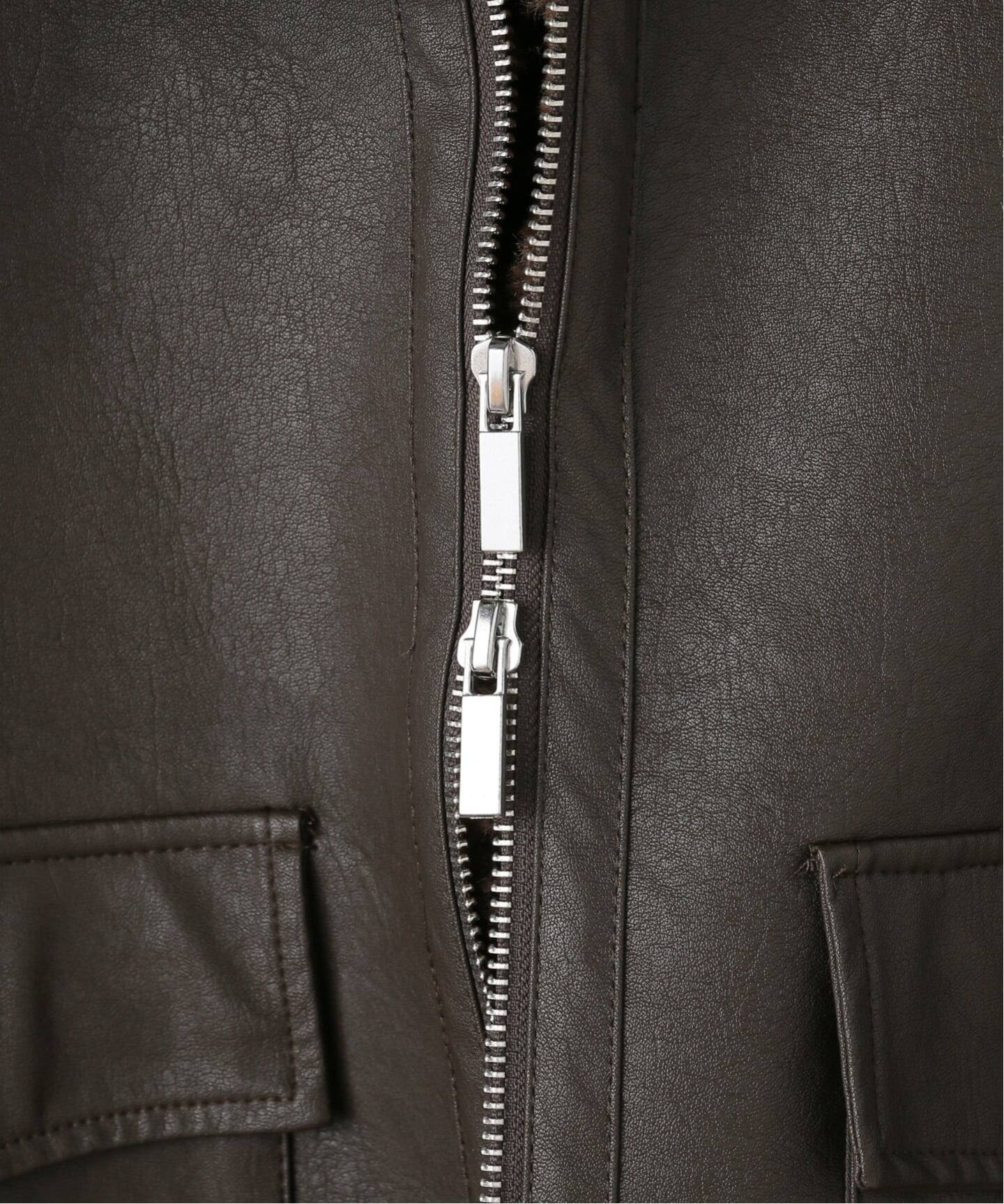 フェイクムートンフライトジャケット（その他ブルゾン／アウター