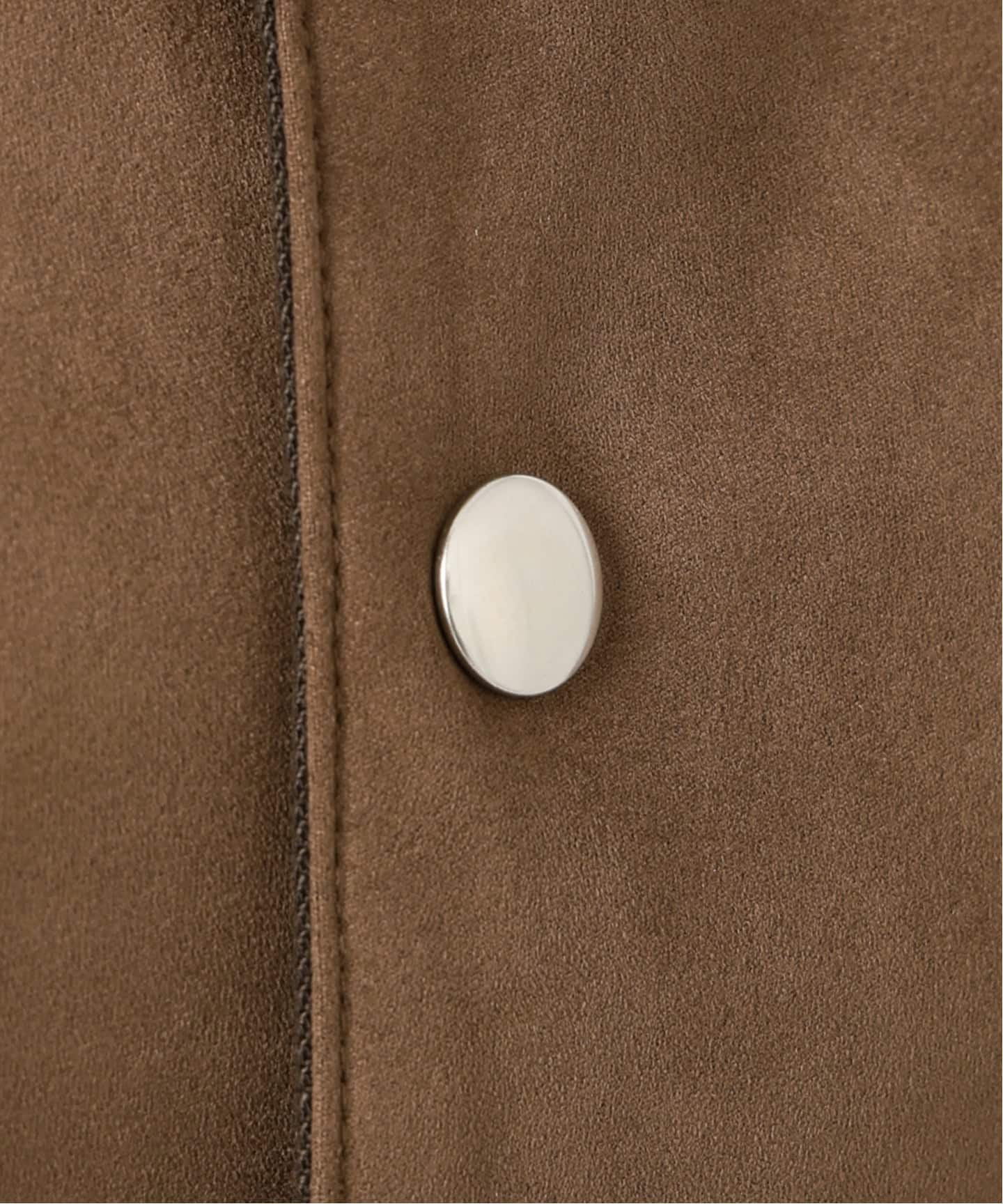 フェイクスエードオープンカラージャケット（その他ブルゾン／アウター