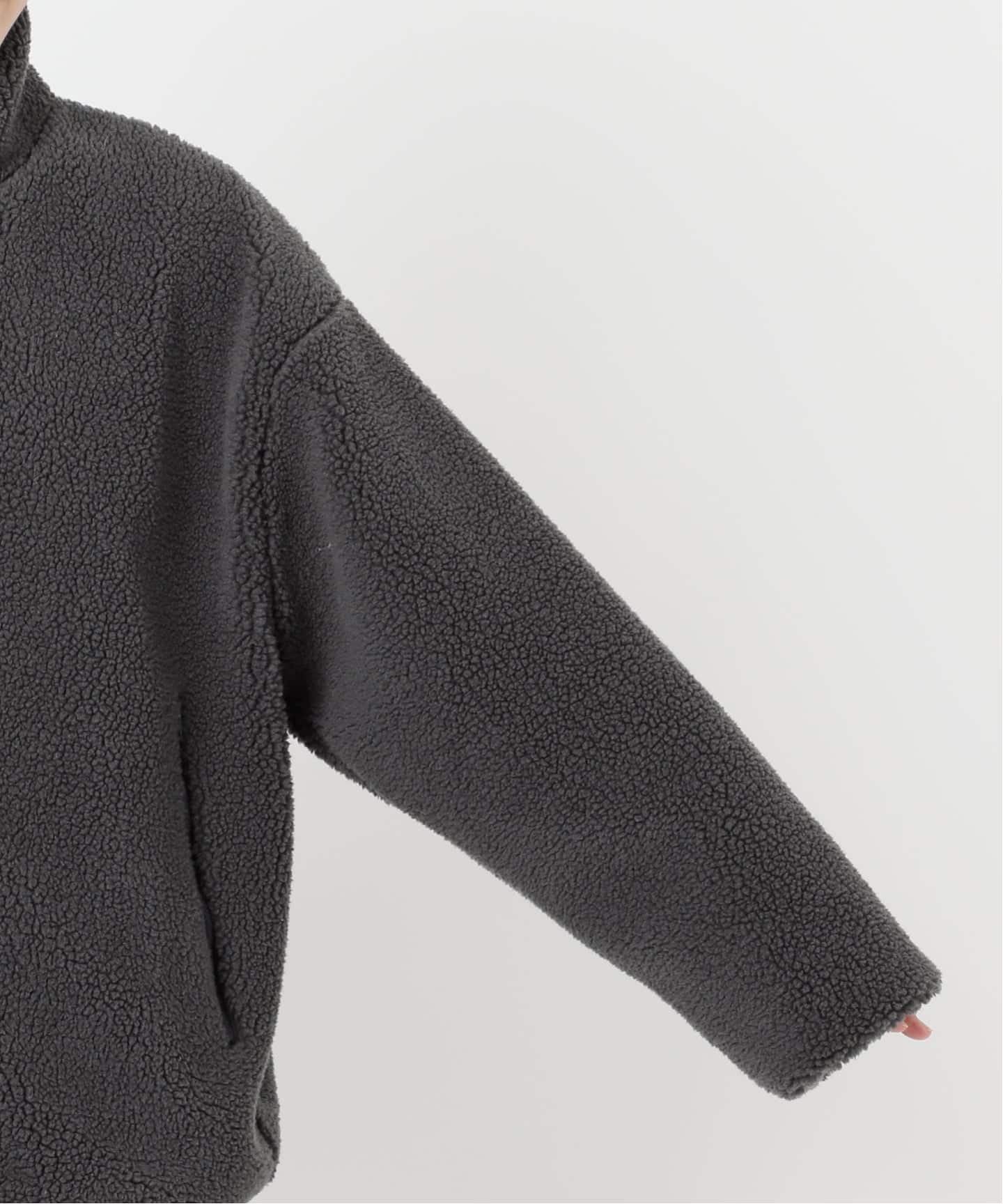 WEB限定カラー有り》リバーシブルボアブルゾン（ボア・フリース