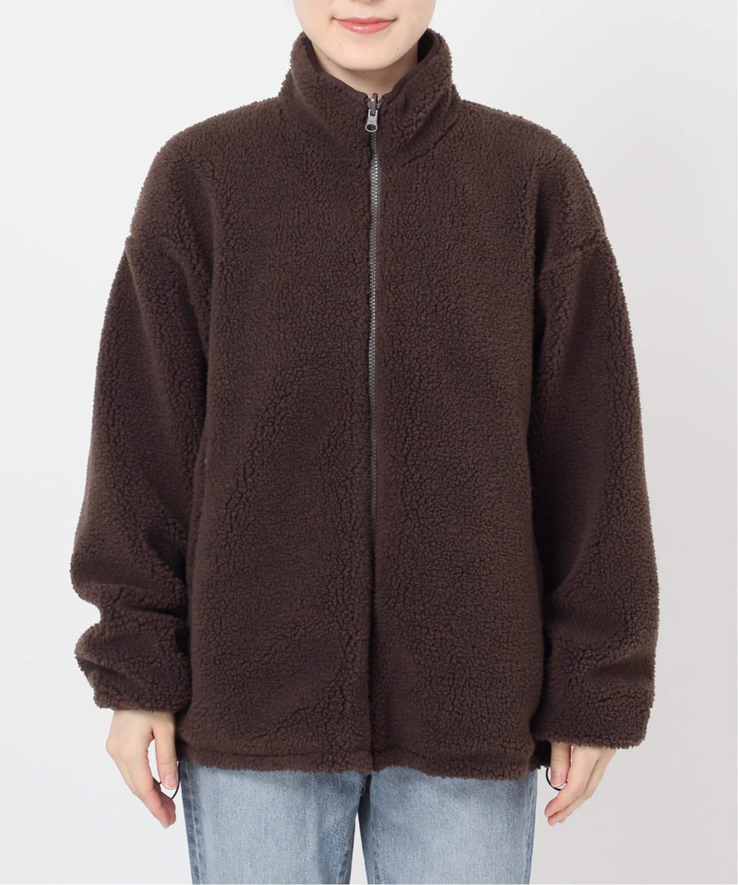 Spick and Span フリース　リバーシブル　ブルゾン リバーシブルキルテッドビッグブルゾン | スピック＆スパン
