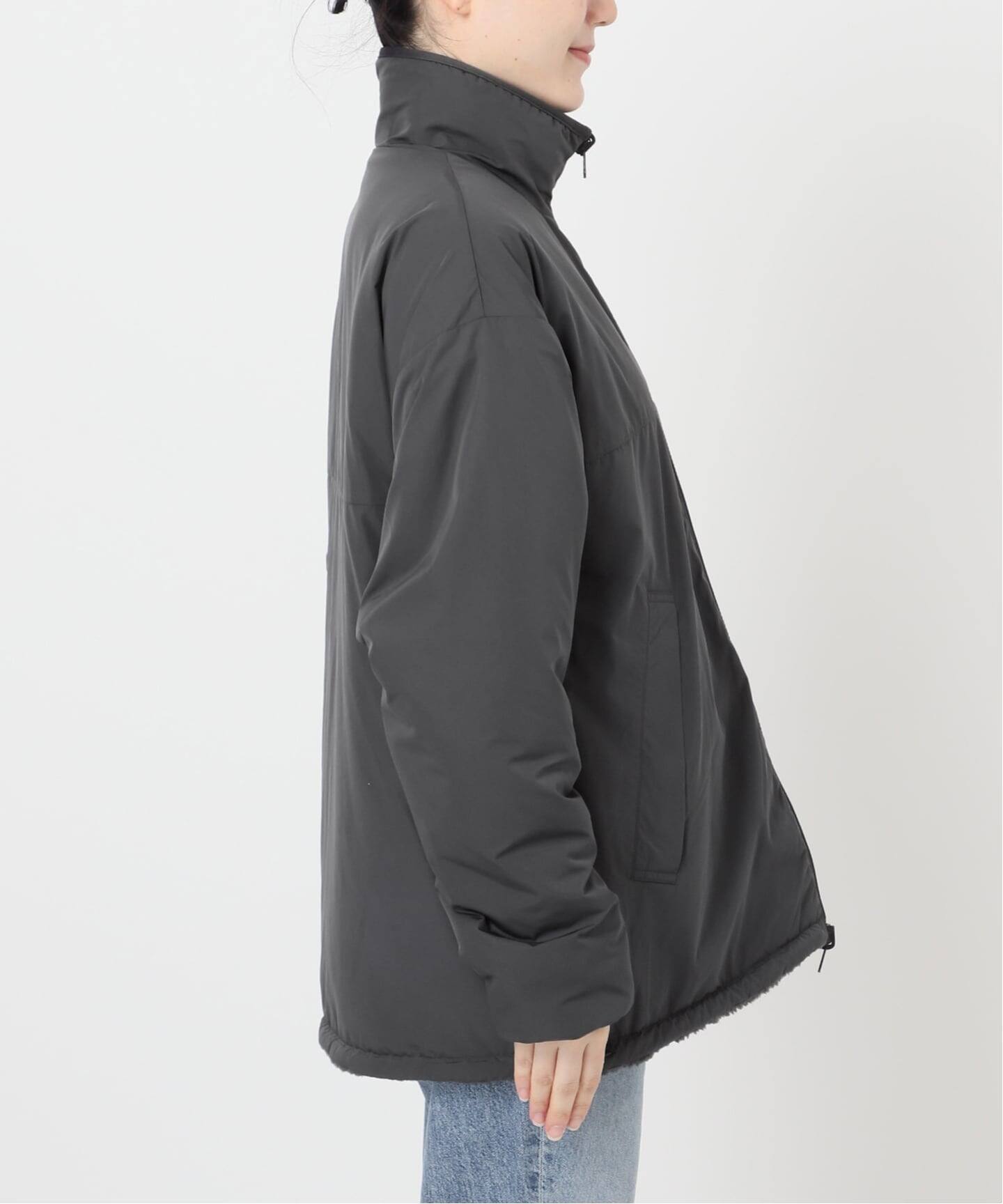WEB限定カラー有り》リバーシブルボアブルゾン（ボア・フリース