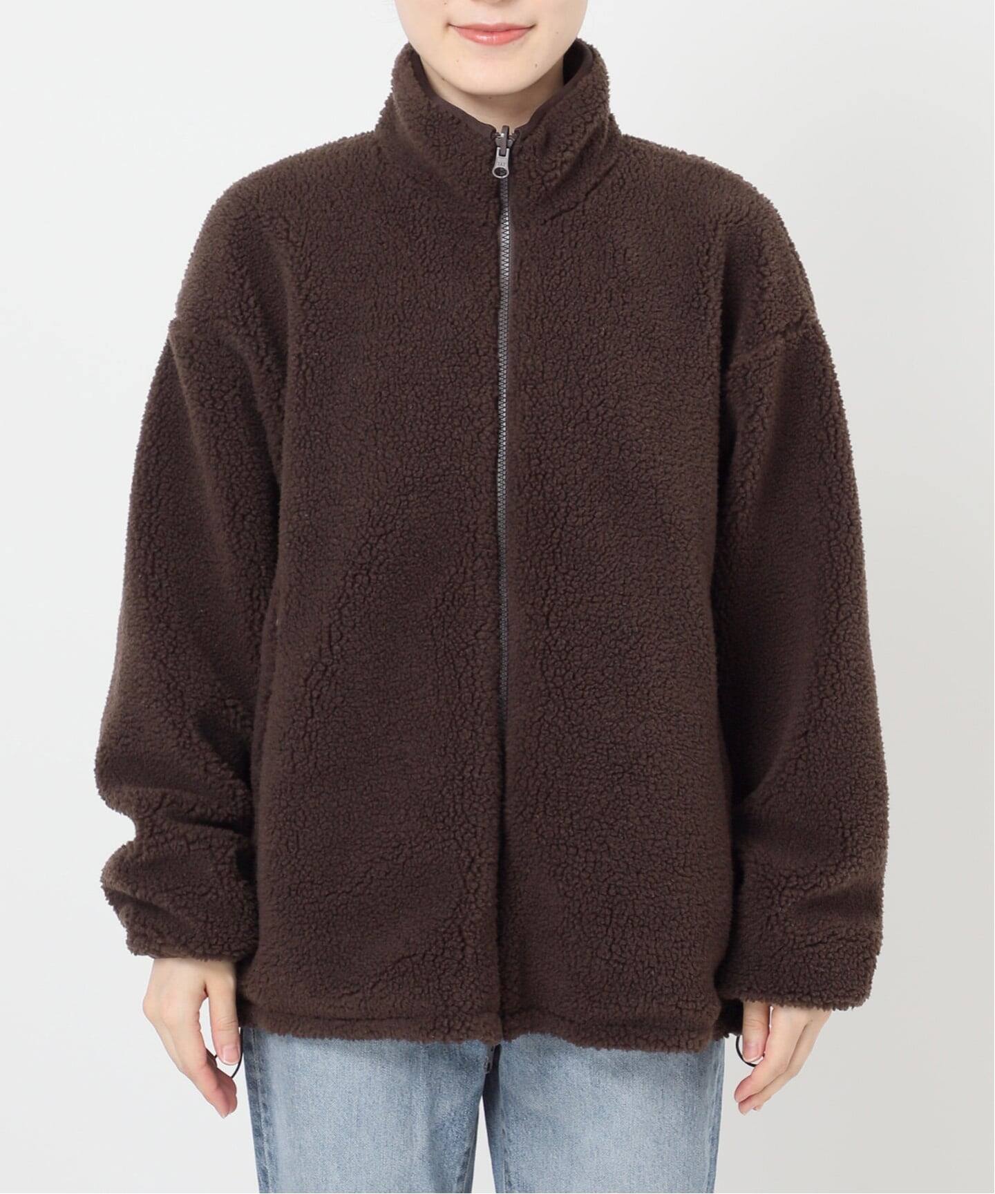 WEB限定カラー有り》リバーシブルボアブルゾン（ボア・フリース