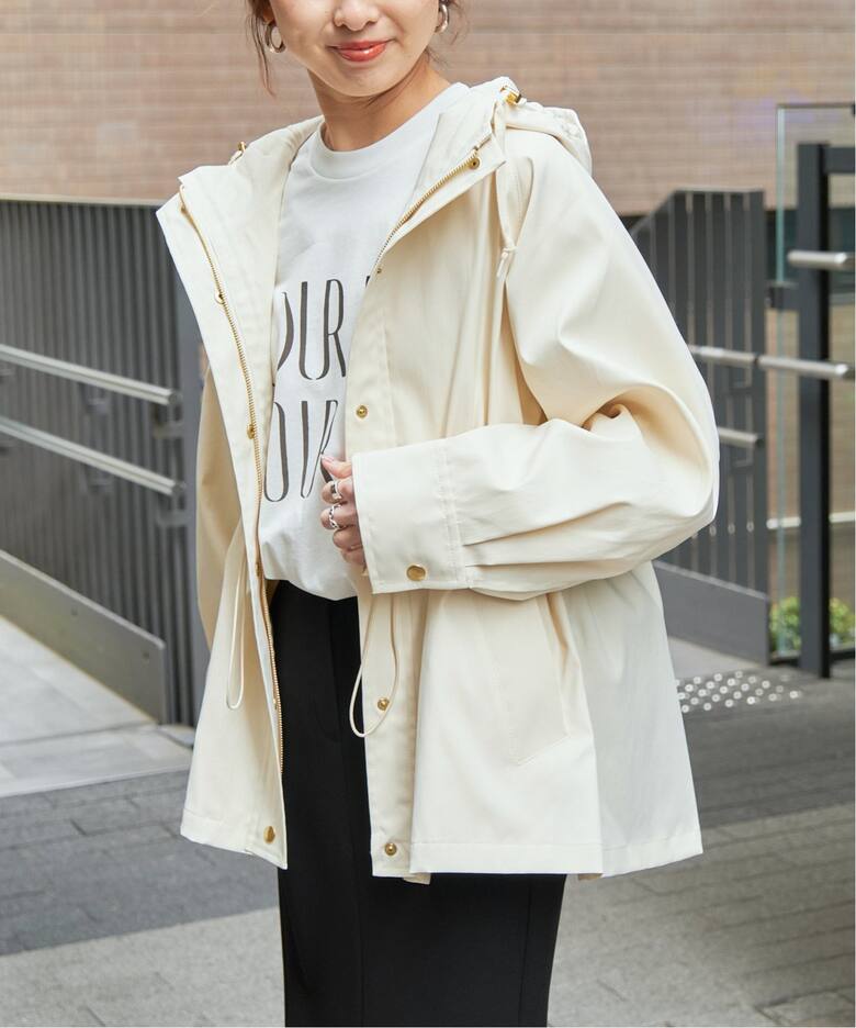 追加》撥水ツイルフーデッドブルゾン（その他ブルゾン／アウター  