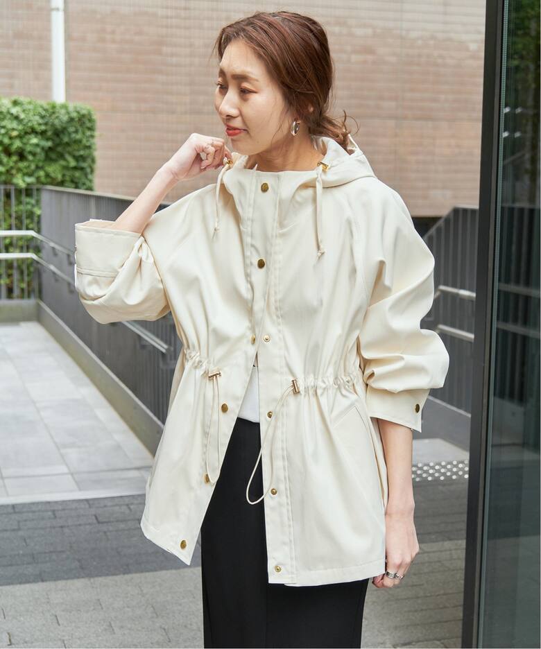 追加》撥水ツイルフーデッドブルゾン（その他ブルゾン／アウター  