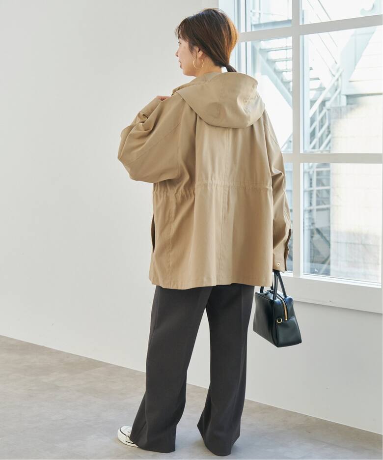追加》撥水ツイルフーデッドブルゾン（その他ブルゾン／アウター  