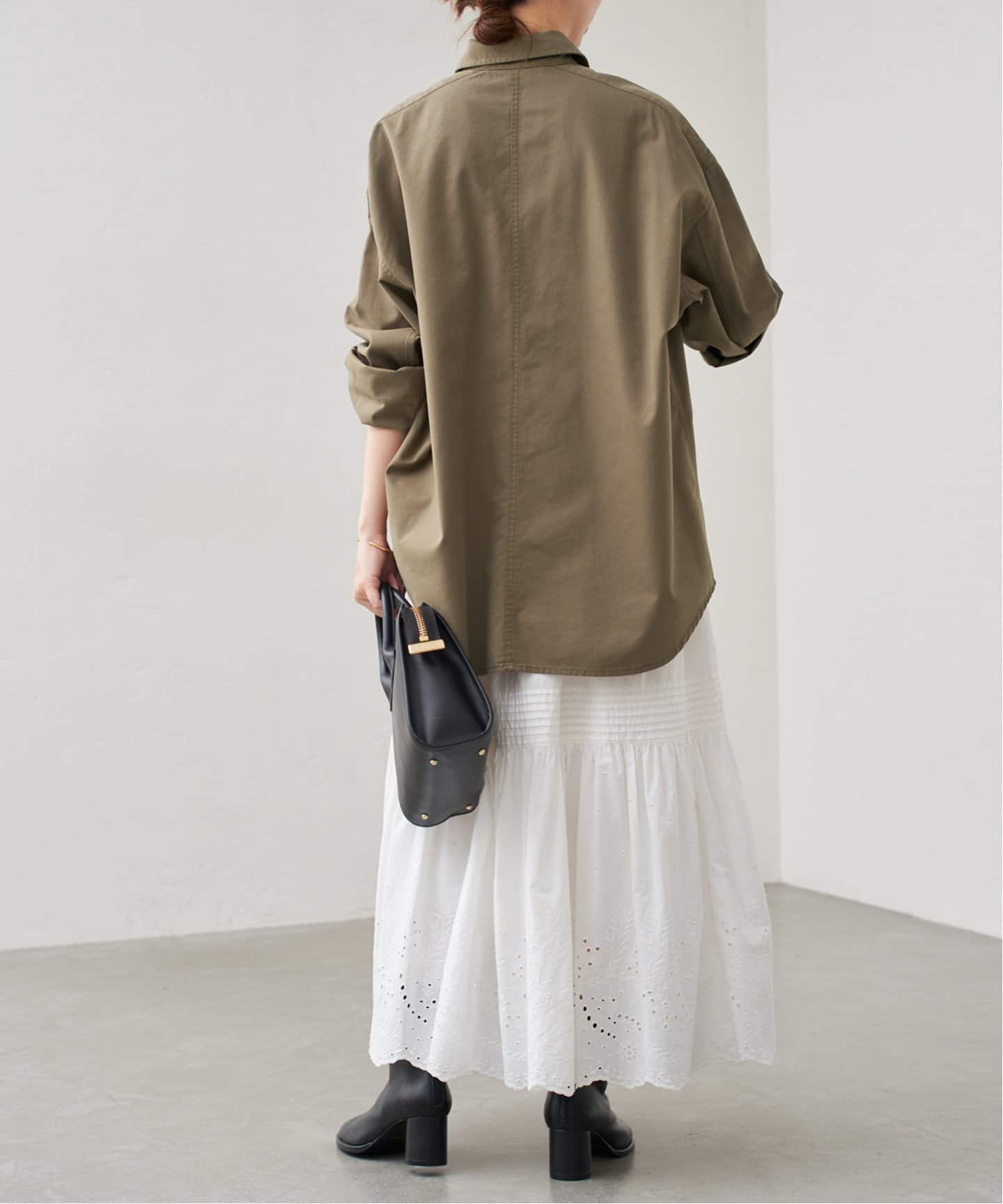 ソフトカルゼアーミーシャツブルゾン（ミリタリー）｜Spick and Span