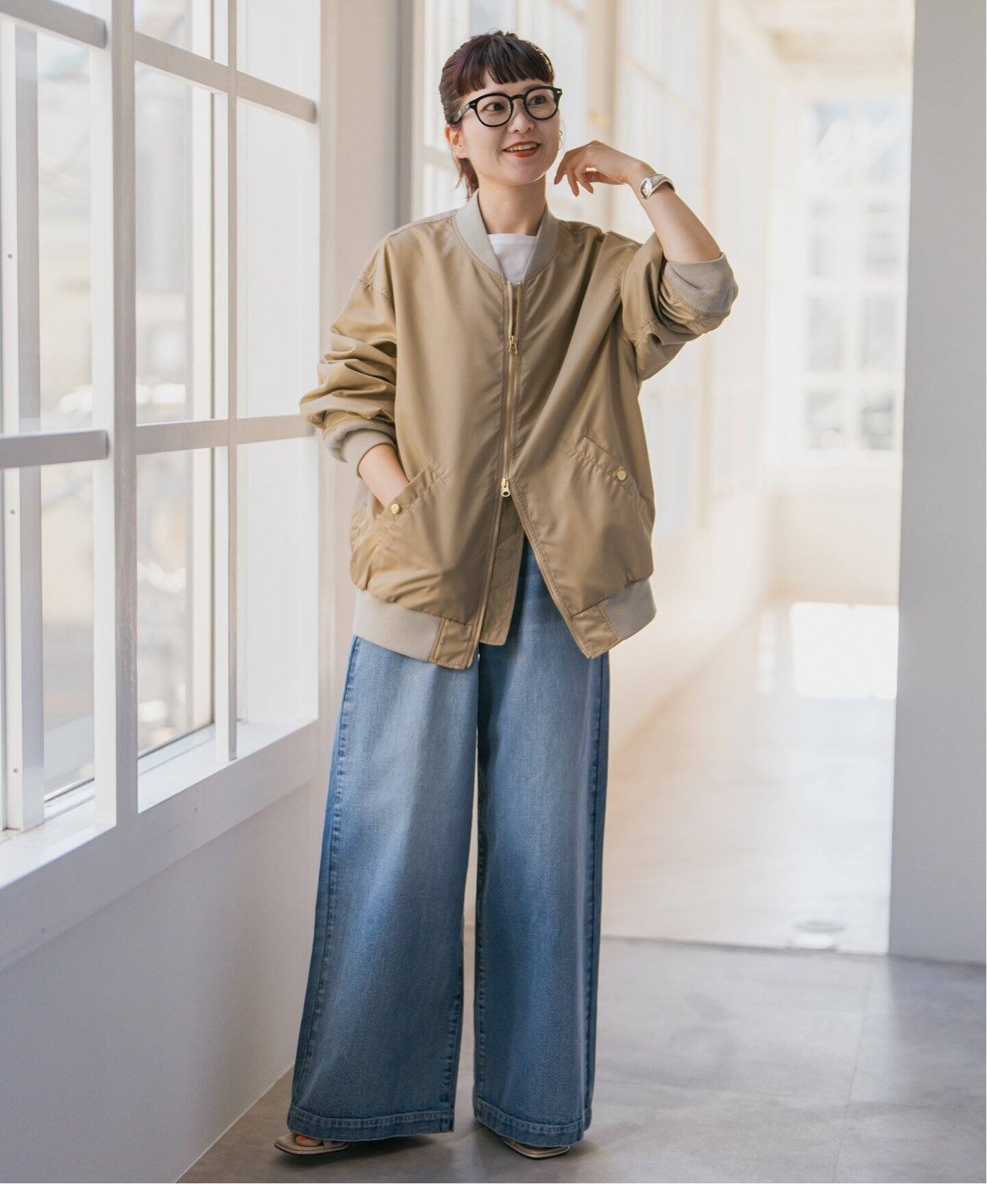 ナイロンジップブルゾン（MA-1）｜Spick and Span（スピック＆スパン  