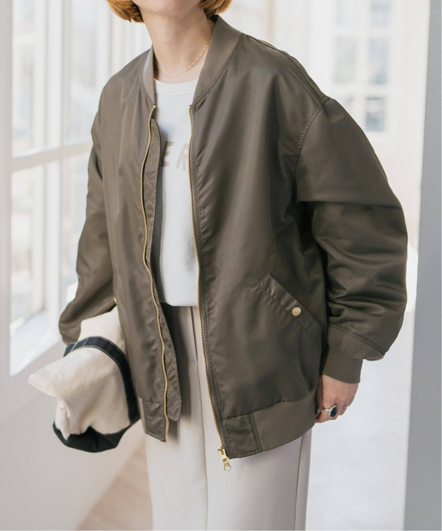 ナイロンジップブルゾン（MA-1）｜Spick and Span（スピック＆スパン  