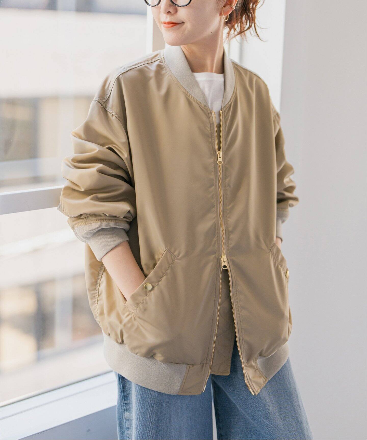 ナイロンジップブルゾン（MA-1）｜Spick and Span（スピック＆スパン  