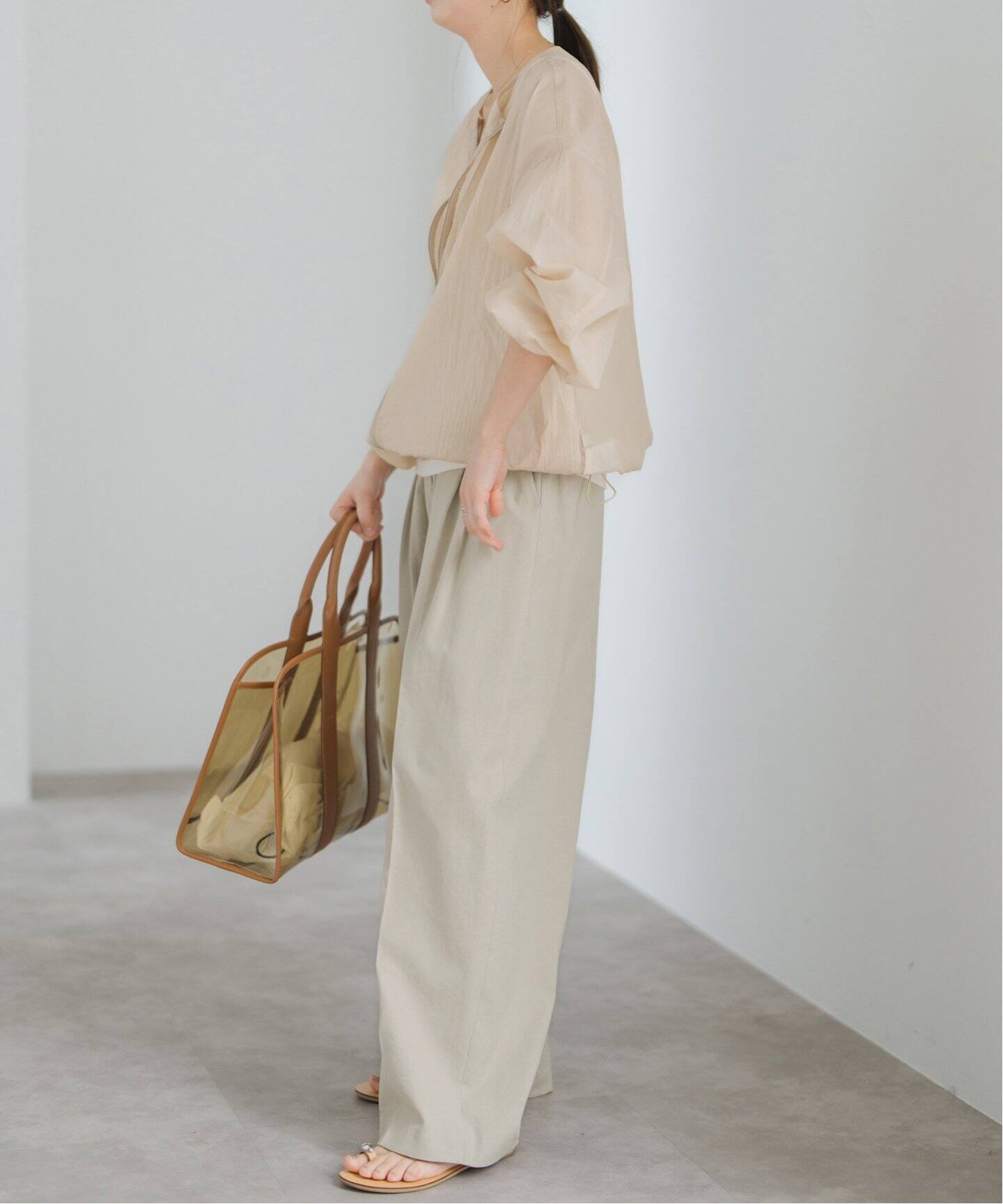 Spick & Span（スピックアンドスパン）の「シアーナイロンジップ