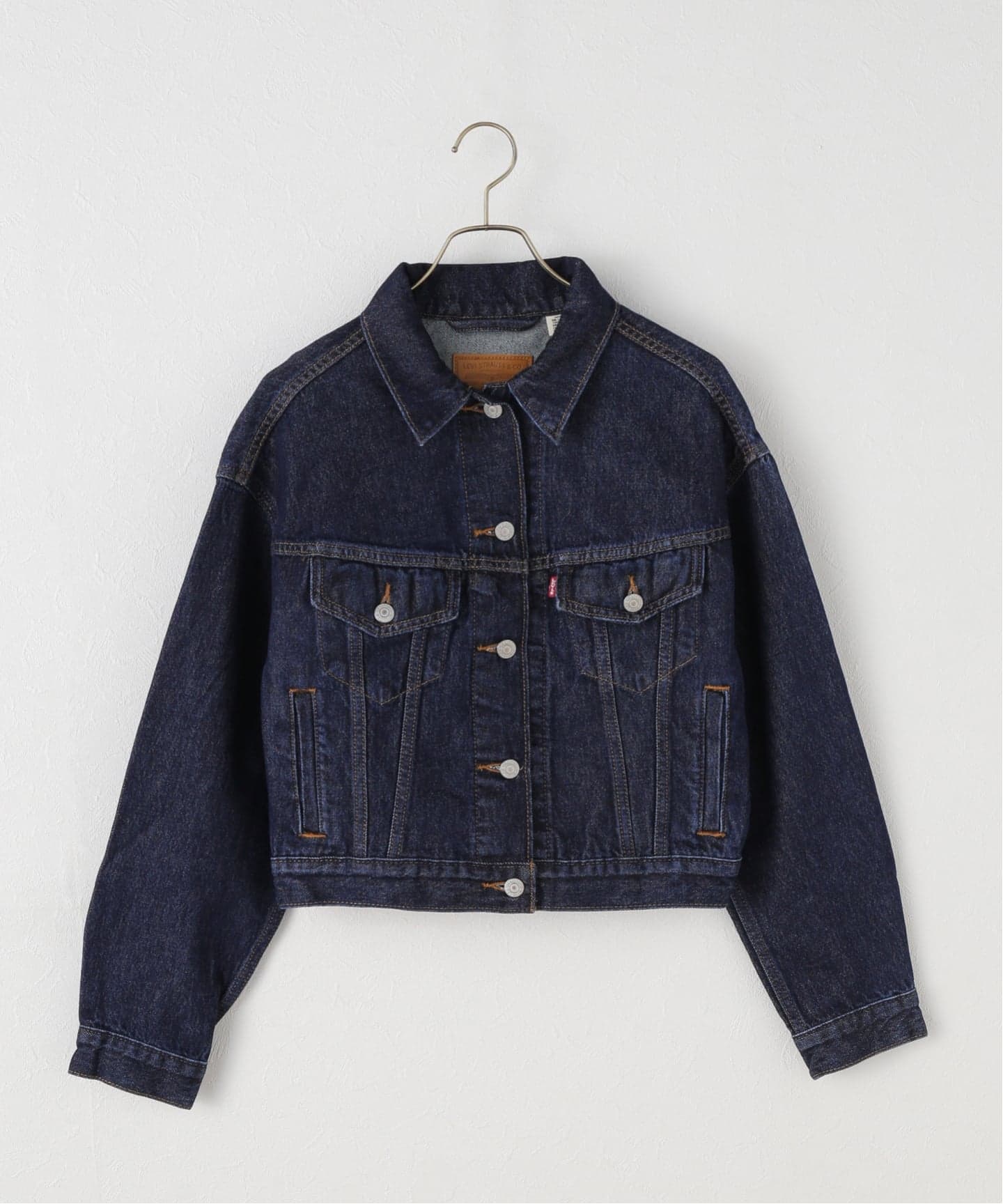 Levi's HERFEE クロップドデニムジャケット　フリーサイズ Levis HERFEE クロップドデニムジャケット フリーサイズ