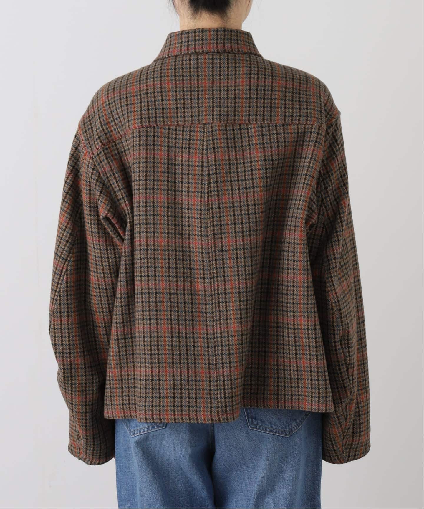 一部店舗+WEB限定》oblada / オブラダ ガンクラブチェックブルゾン