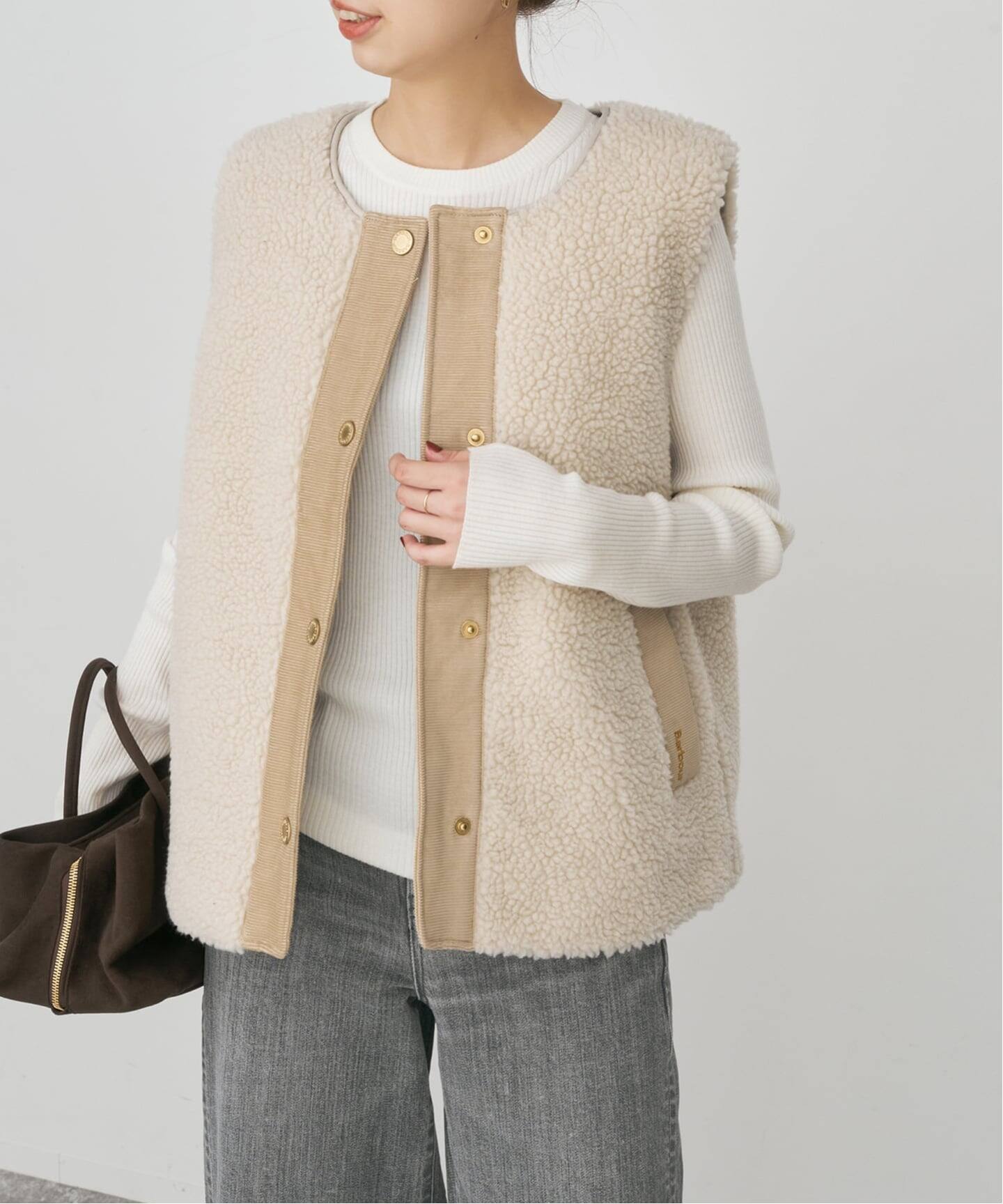 Barbour/バブアー　ボアベスト　スピックアンドスパン Barbour バブアー ×スピックアンドスパン ボアベスト